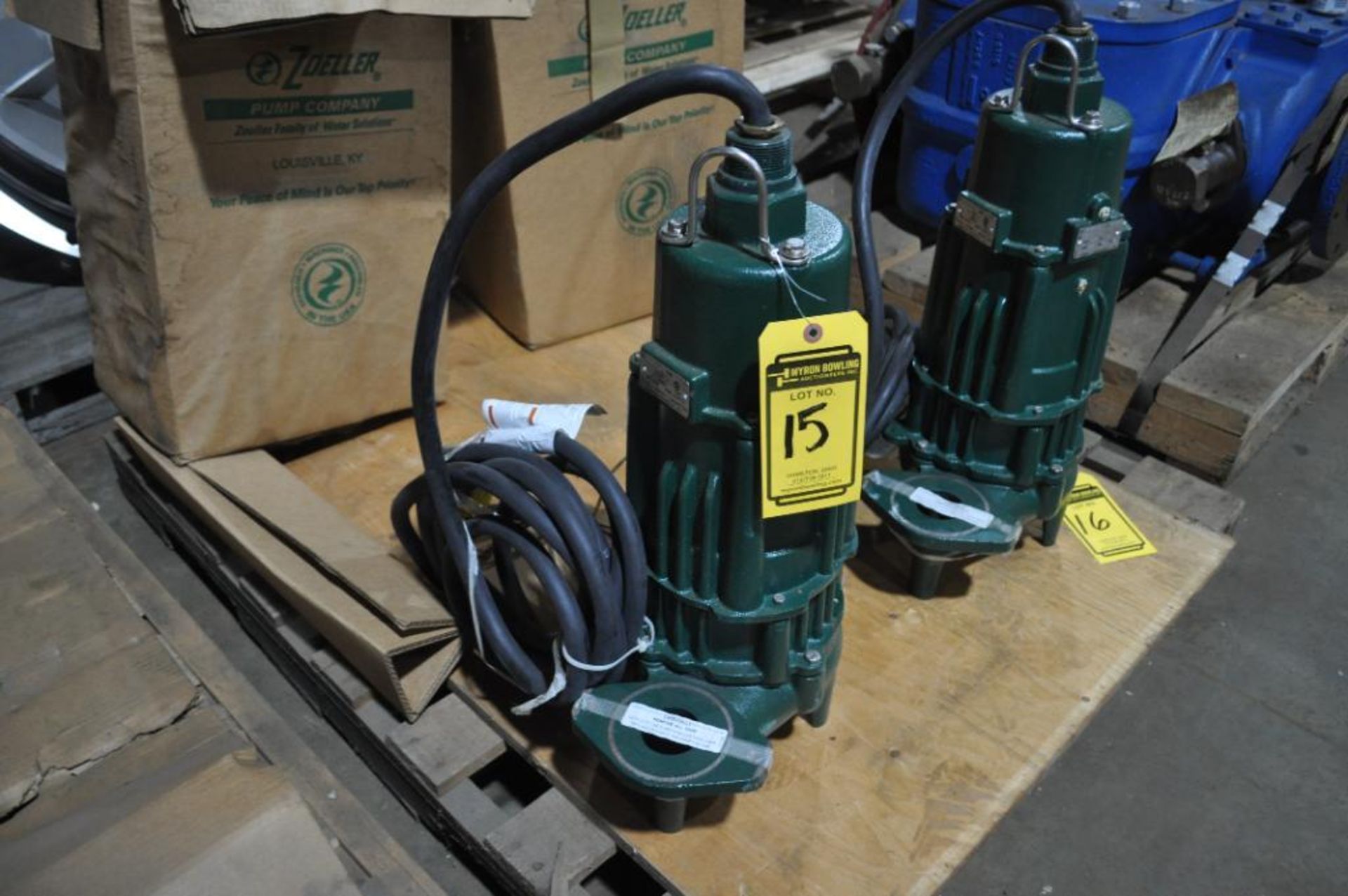 ZOELLER 1.5-HP BAX294-C SEWAGE SUBMERSIBLE PUMP FOR HAZARDOUS LOCATIONS, NEW IN BOX - Image 3 of 3