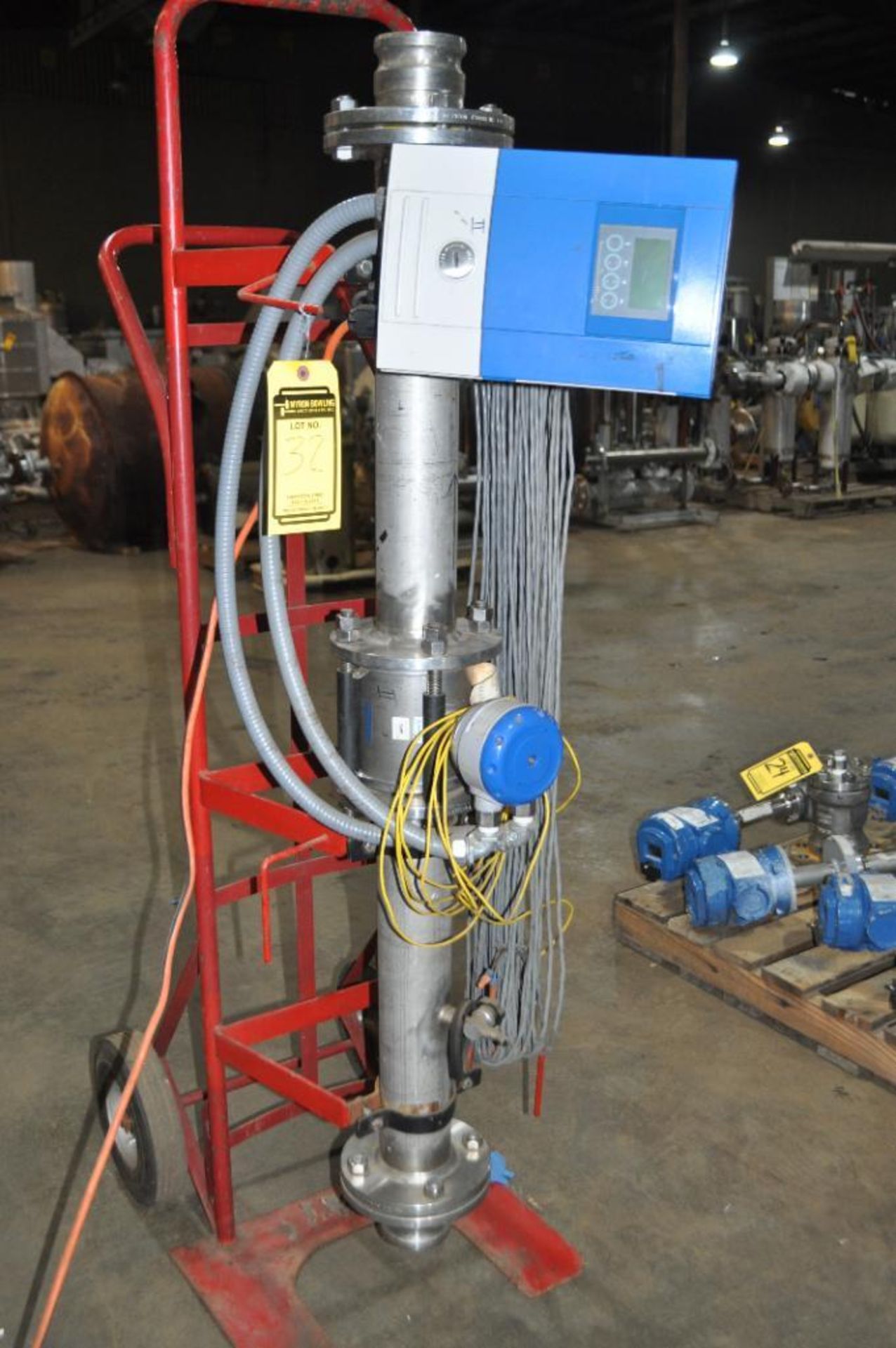 KROHNE OPTIFLUX 5000F 3'' PORTABLE STAINLESS FLOW METER, W/ DRO - Image 2 of 4