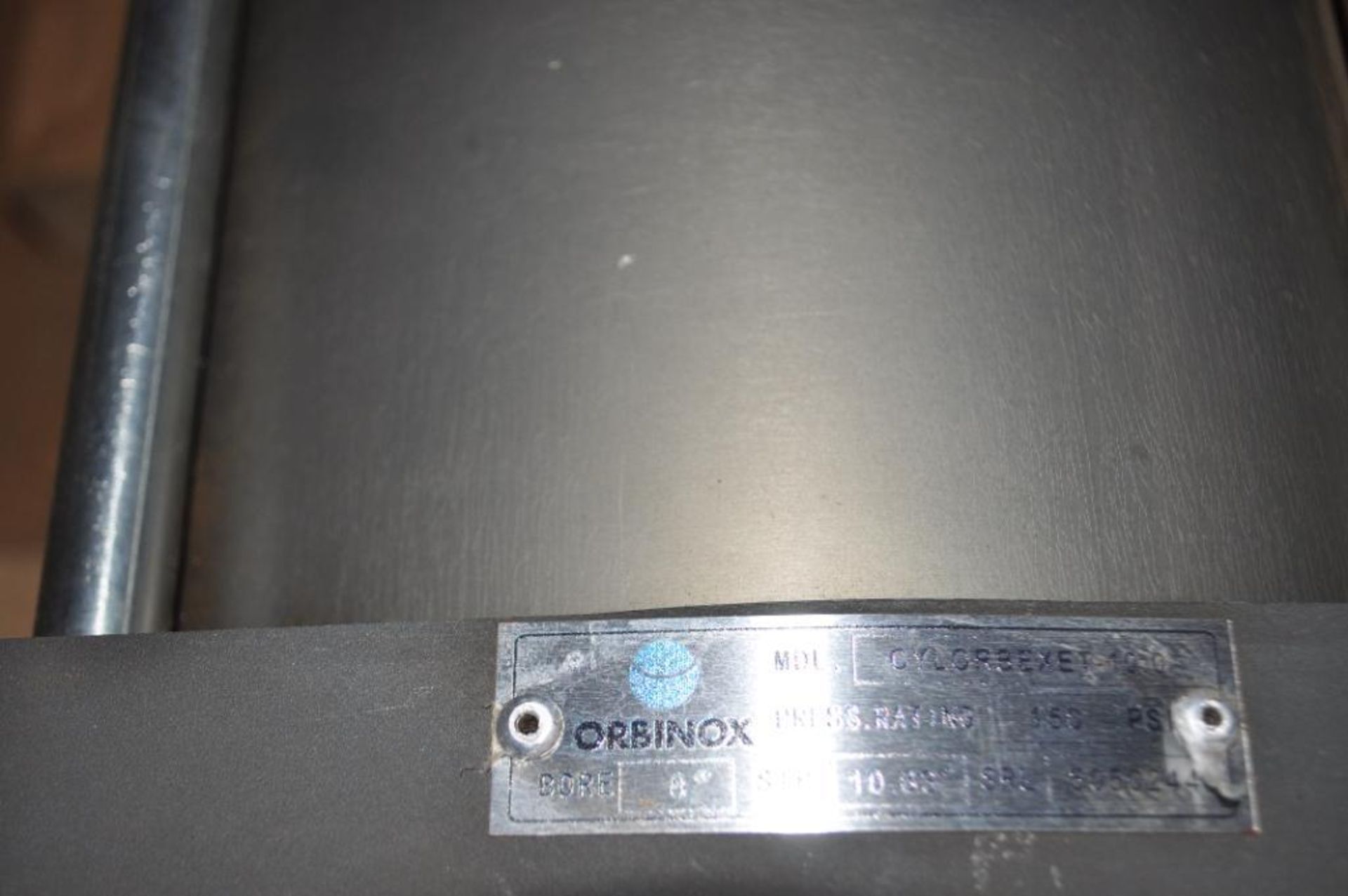 ORBINOX CYLORBEXET10.0 STAINLESS STEEL ACTUATED KNIFE GATE VALVE 10'', NEW - Image 4 of 4