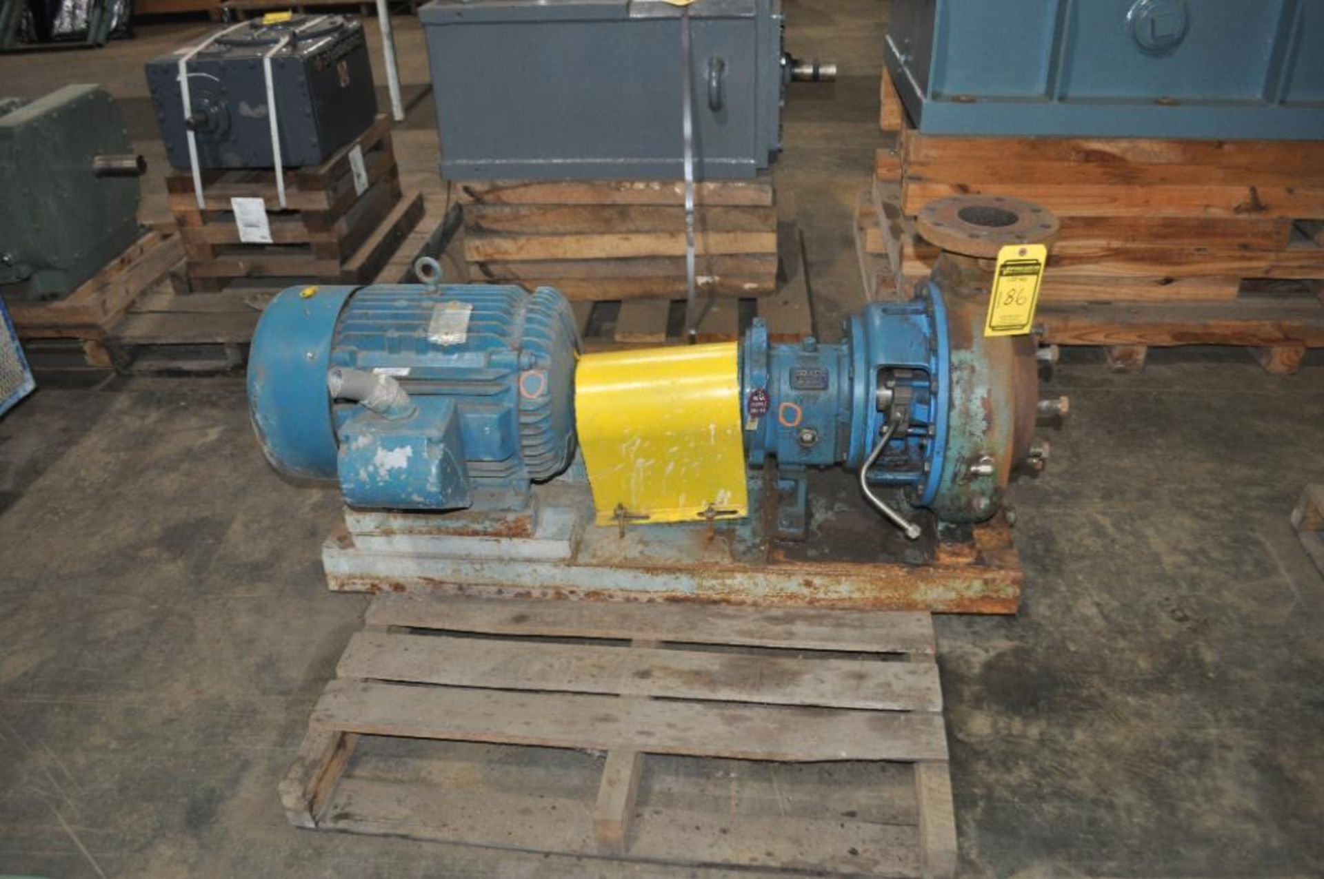 GOULDS 4'' X 6'' CENTRIFUGAL PUMP SKID, MODEL MTX 30 - Image 2 of 3