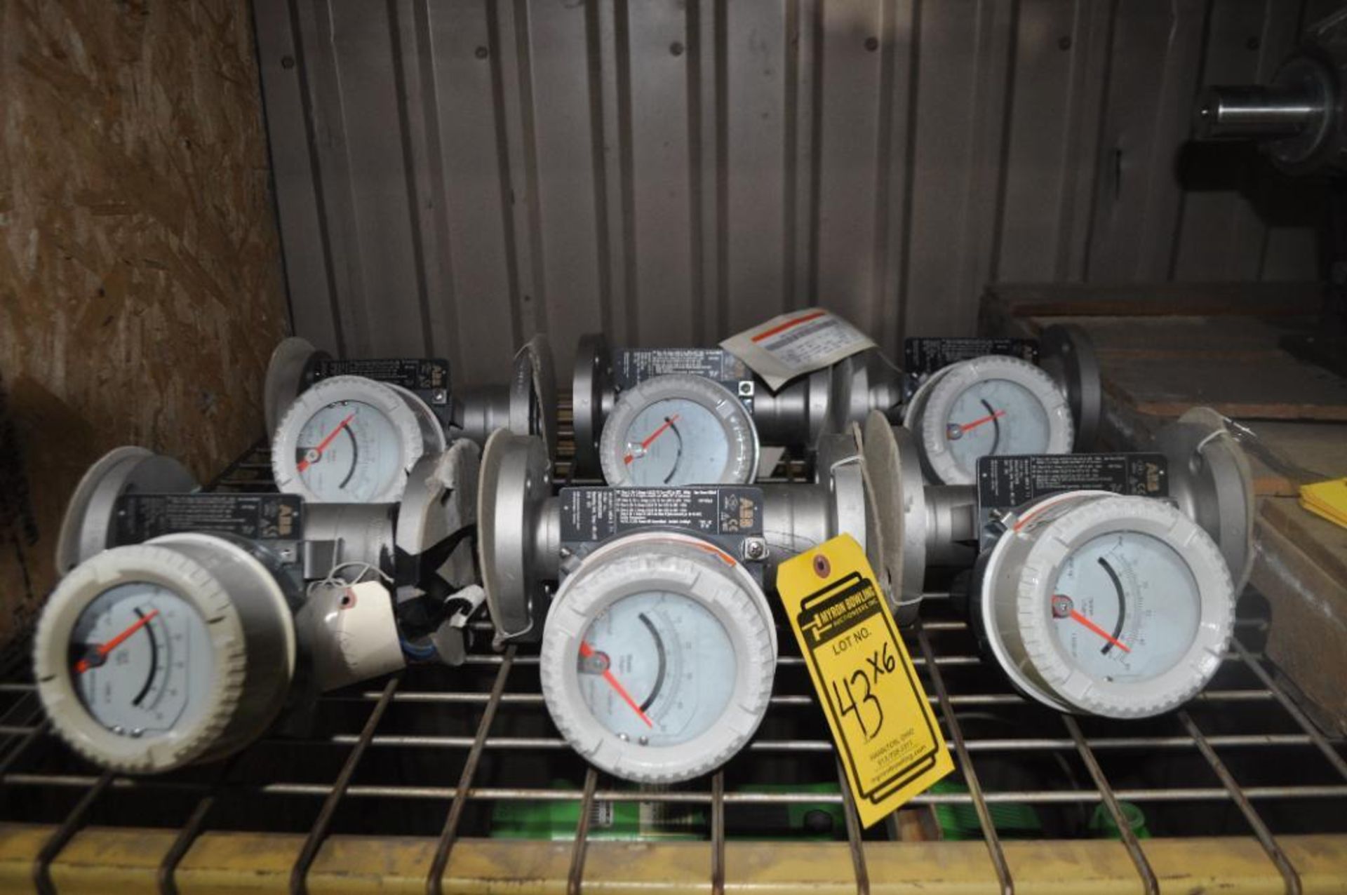 (6) ABB 2'' STAINLESS FLOWMETERS, MODEL AM54371