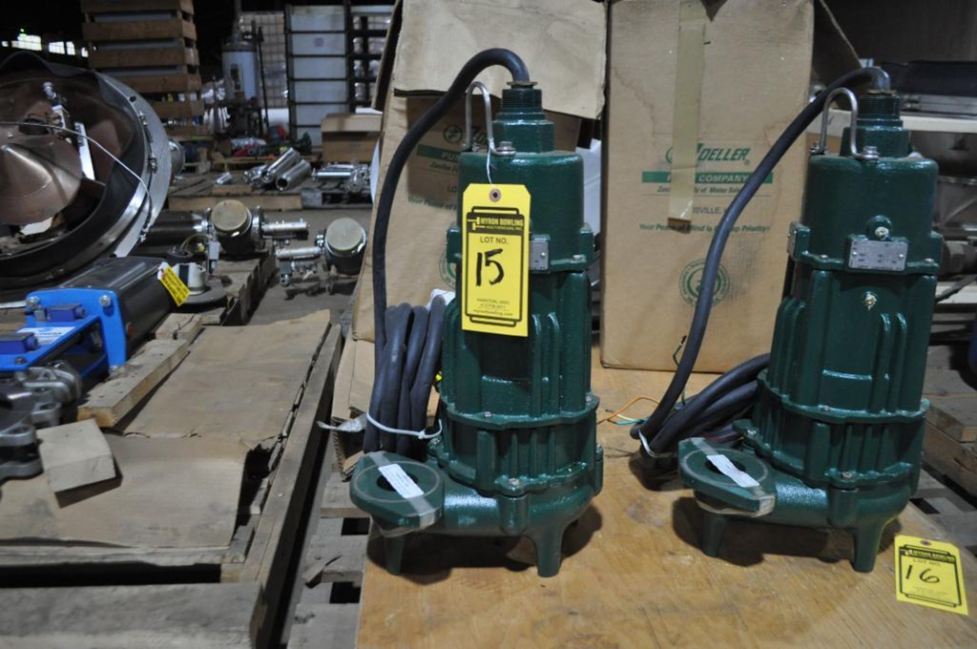 ZOELLER 1.5-HP BAX294-C SEWAGE SUBMERSIBLE PUMP FOR HAZARDOUS LOCATIONS, NEW IN BOX - Image 2 of 3