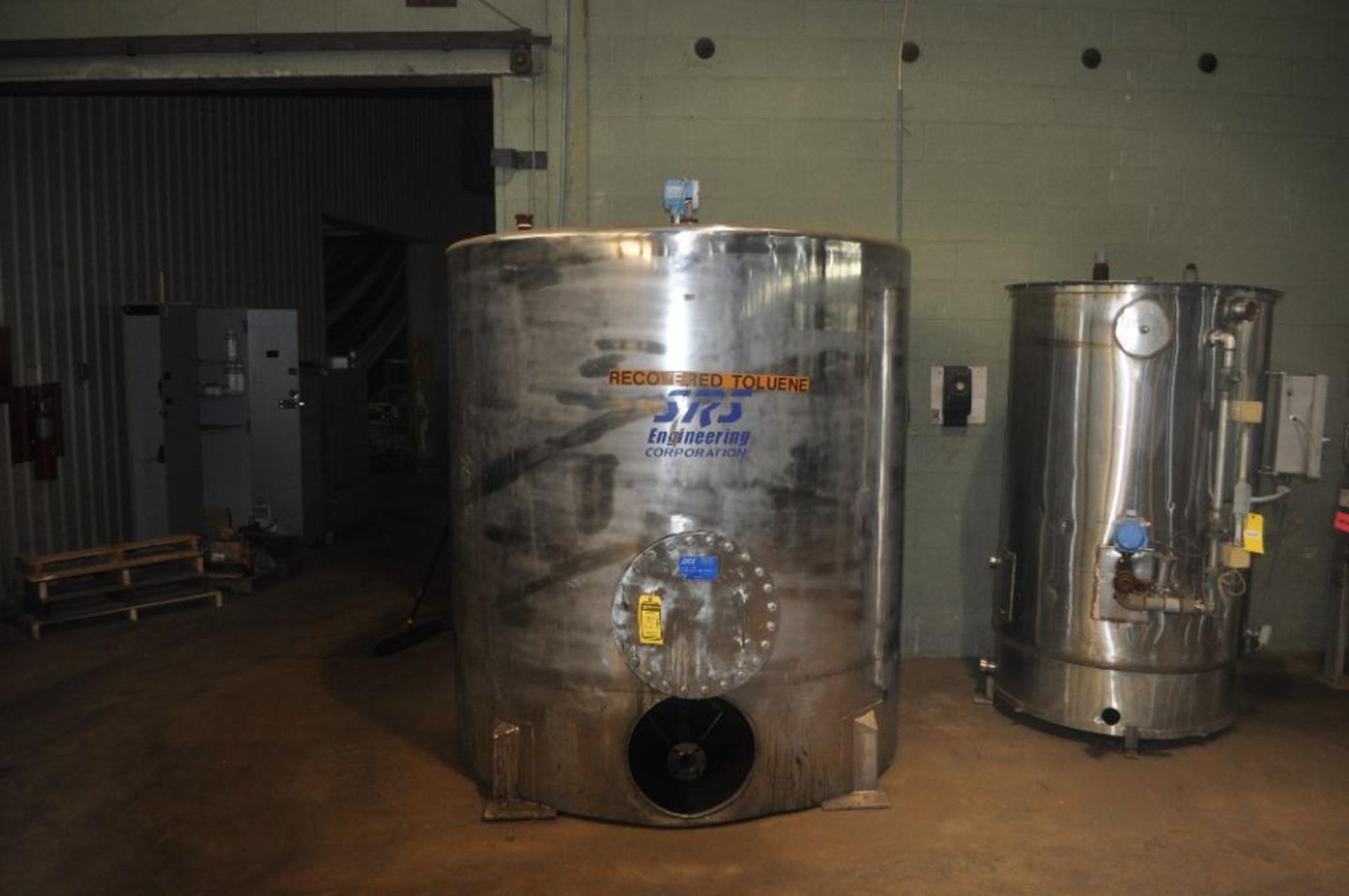 SRS CT-1500 316 STAINLESS STEEL APPROX. 1,500-GALLON STORAGE TANK - Image 2 of 4