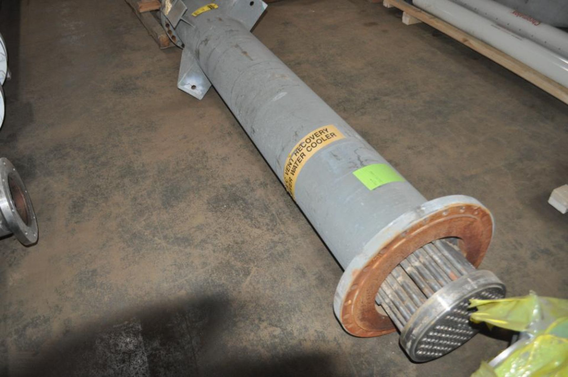 CERTIFIED BY OHMSTEDE TYPE BES TUBE AND SHELL HEAT EXCHANGER, PART NO. LPW-77863, SHELL STEEL/TUBE, - Image 3 of 4