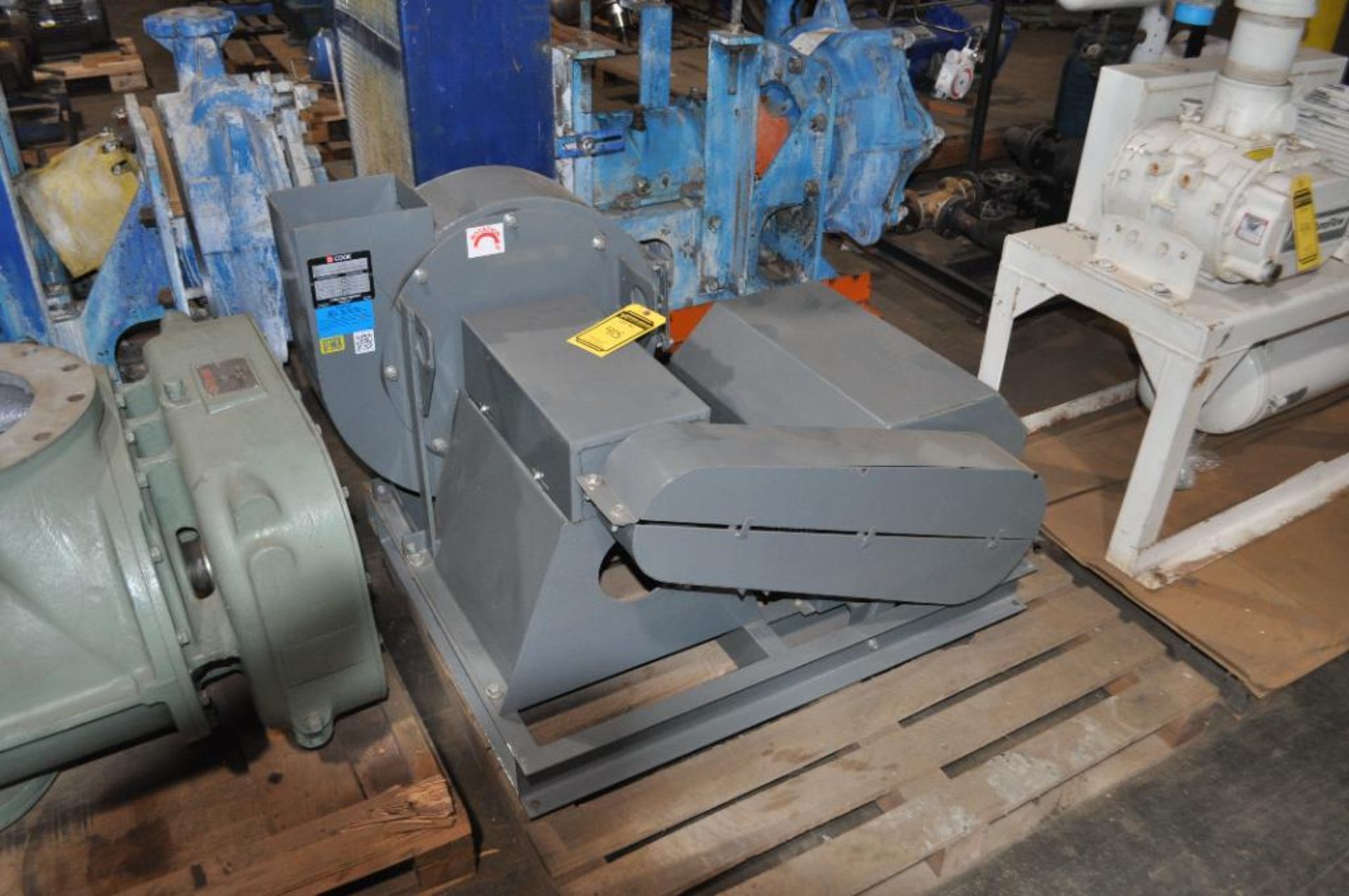 COOK BLOWER, MODEL: 90MHAH 90-MHA-HD, W/10-HP MOTOR - Image 2 of 4