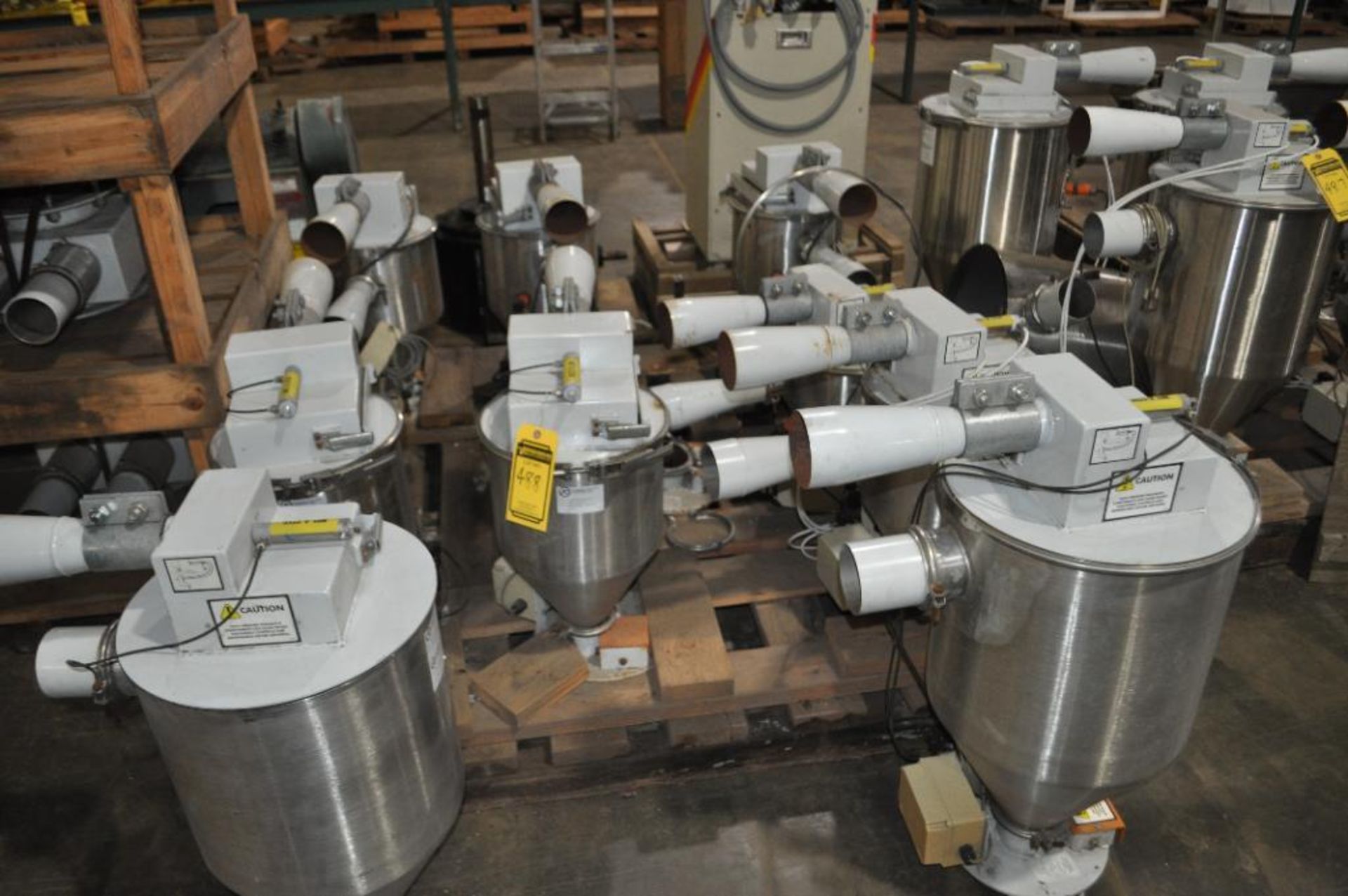 (9) PROCESS CONTROL CORPORATION VACUUM RECEIVER FOR CONTINUOUS GRAVIMETRIC BLENDER FOR PLASTIC PELLE - Image 2 of 5