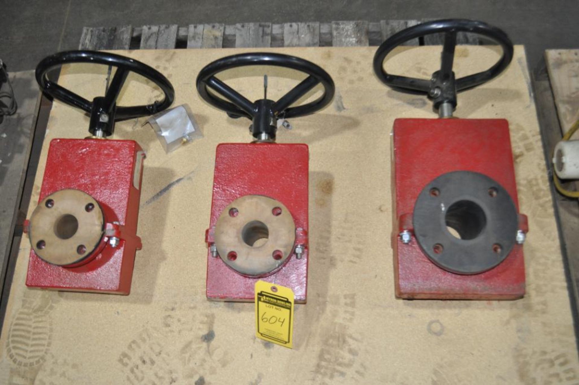 (3X) RED VALVE COMPANY INC. PINCH VALVES: (2) SIZE: 2'', (1) SIZE: 3'', SERIES 75