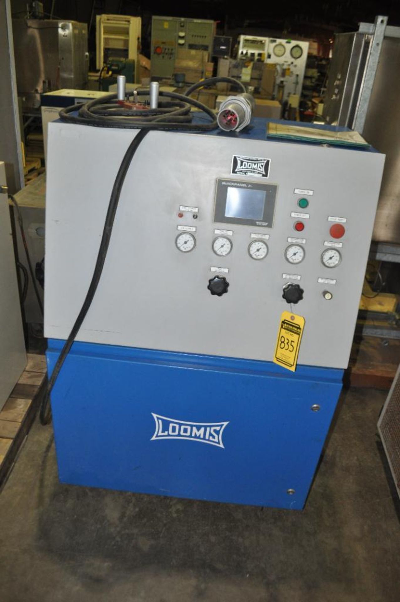 LOOMIS ISO-STATIC MOLDER PRESS, 45,000 PSI, 86 CUBIC INCH CAPACITY