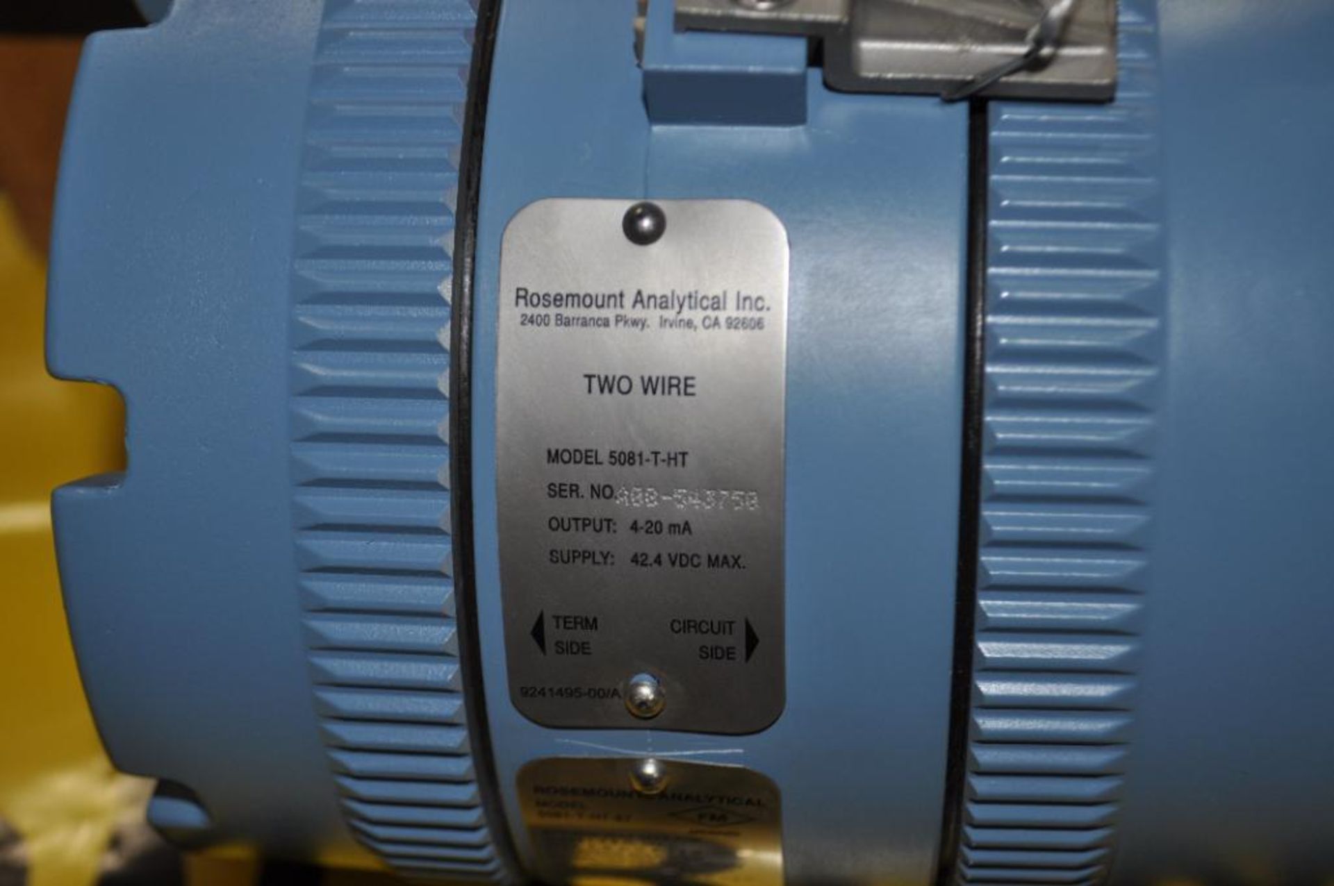 ROSEMOUNT ANALYTICAL INC. TWO WIRE CONDUCTIVITY TRANSMITTER, MODEL: 5081-T-HT, NEW IN BOX - Image 3 of 4