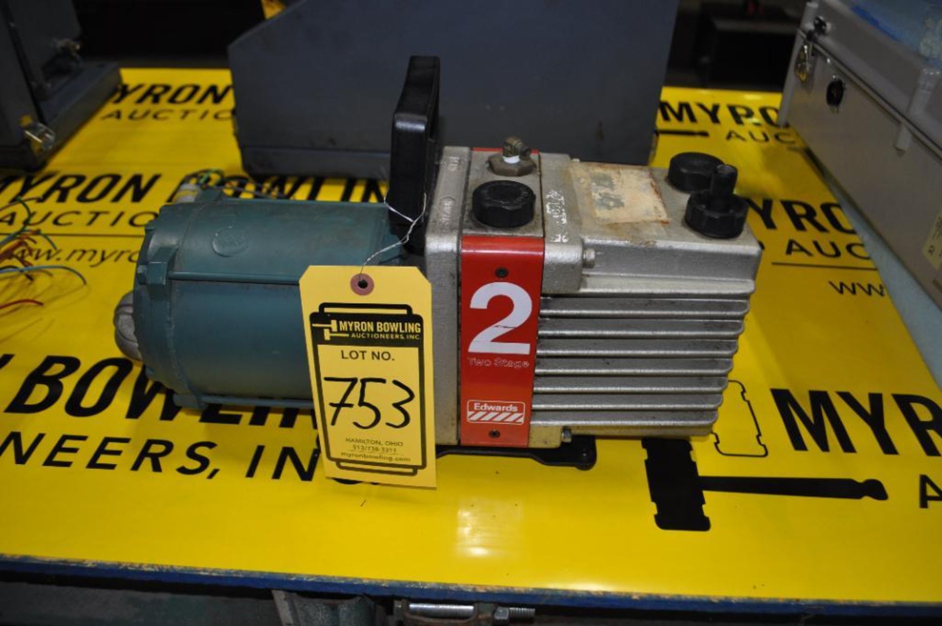 EDWARDS 2 STAGE HIGH VACUUM PUMP, MODEL: E2M2