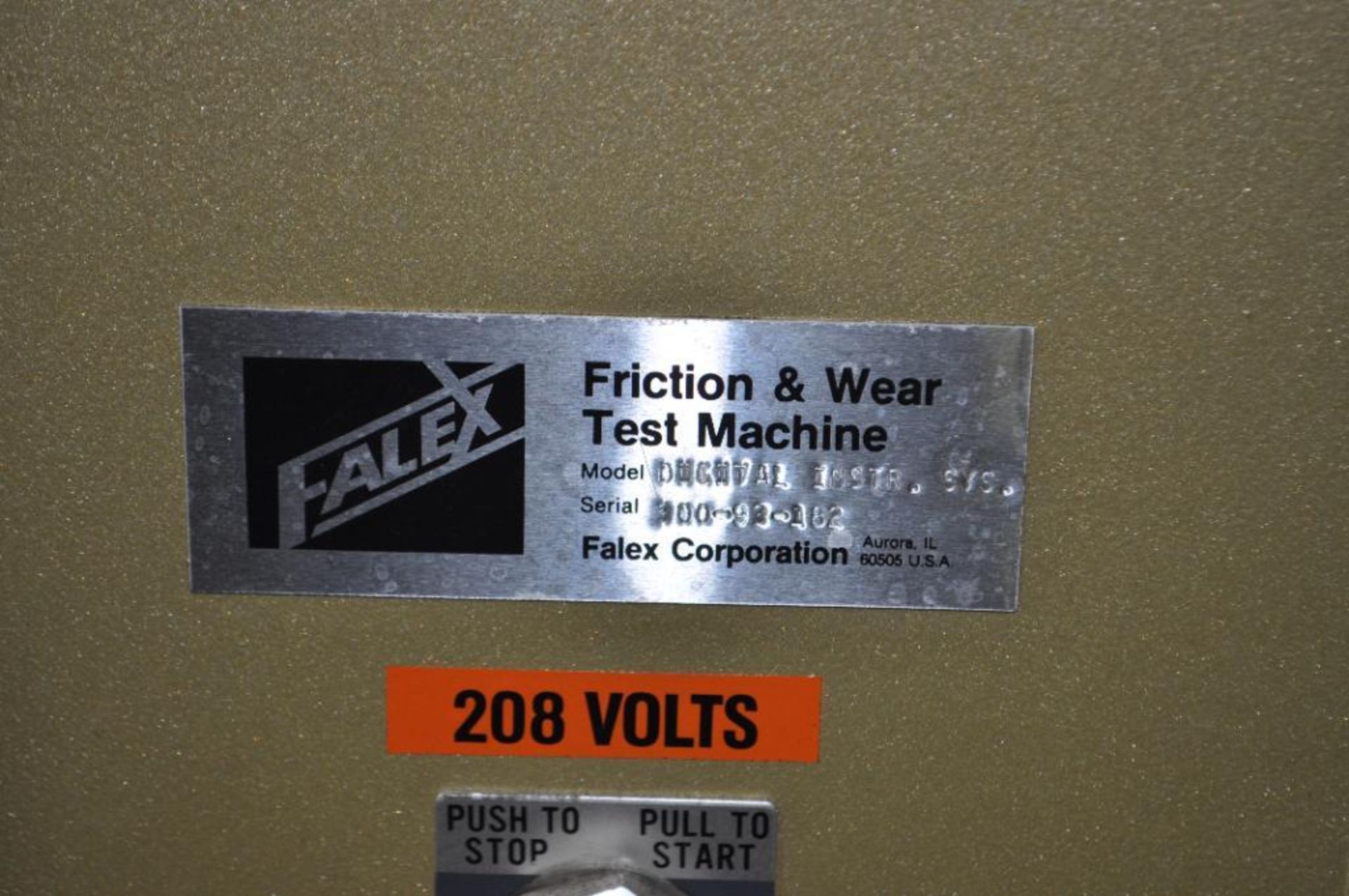 FALEX MODEL: MULTI SPECIMEN TEST MACHINE FRICTION & EAR TEST MACHINE - Image 3 of 7