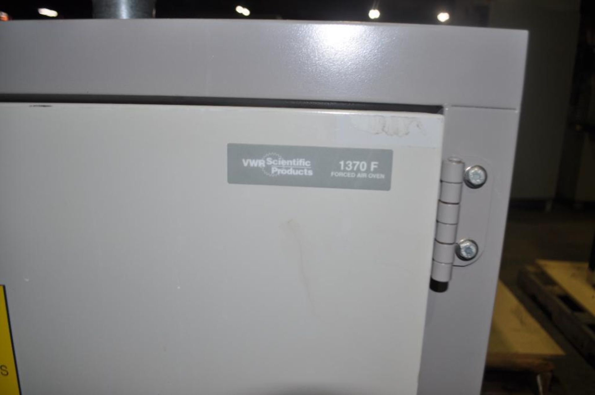 VWR SCIENTIFIC PRODUCTS FORCED AIR OVEN, MODEL: 1370 F, 120 VOLTS - Image 2 of 6