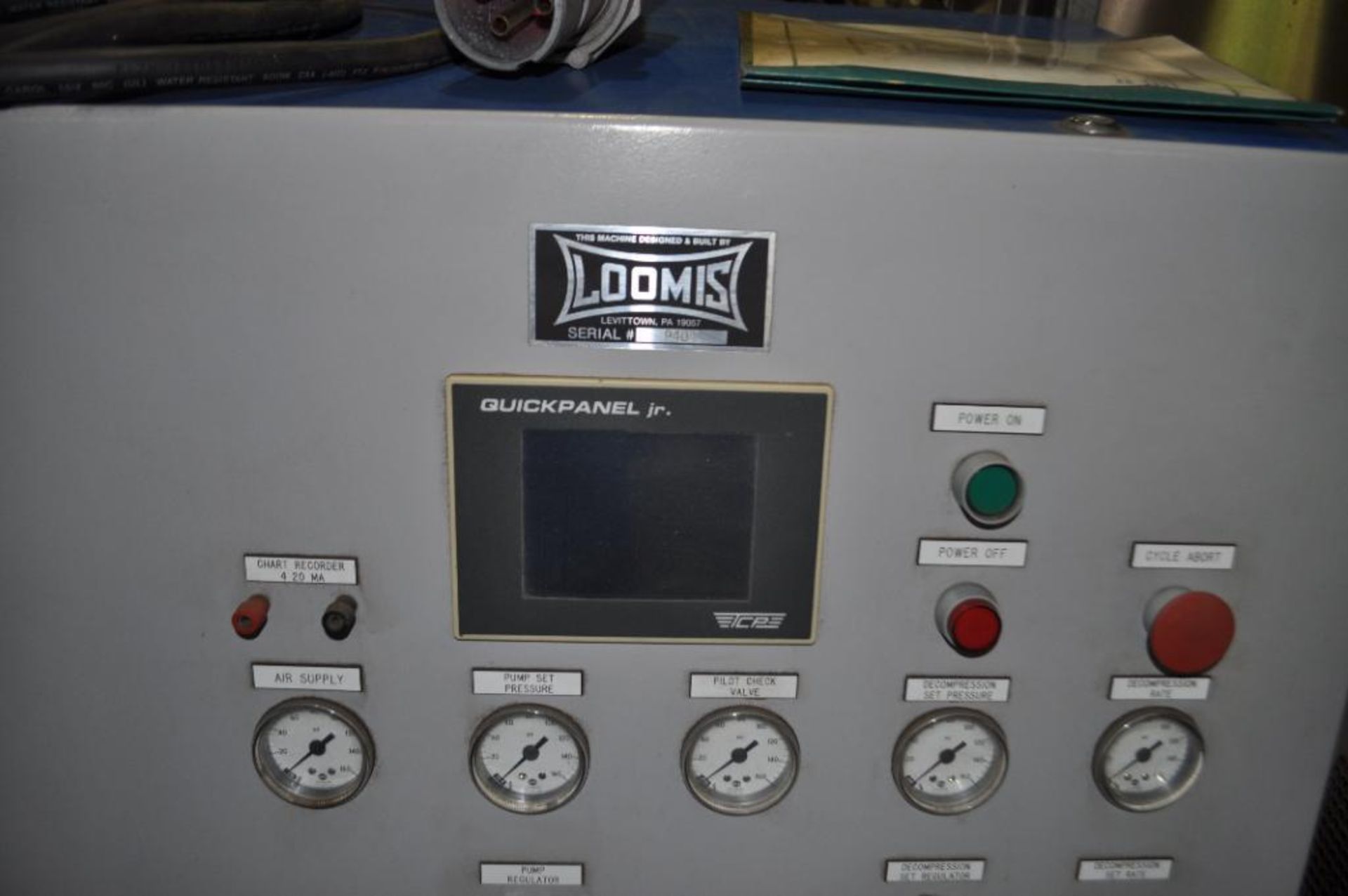 LOOMIS ISO-STATIC MOLDER PRESS, 45,000 PSI, 86 CUBIC INCH CAPACITY - Image 2 of 4