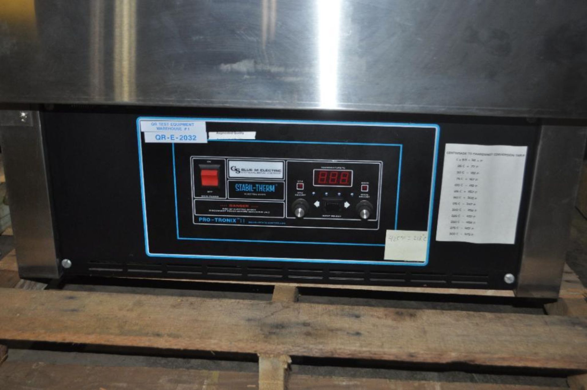 BLUE M STABIL-THERM PROTRONIX 2 ELECTRIC LABORATORY OVEN W/ DIGITAL DISPLAY - Image 2 of 5