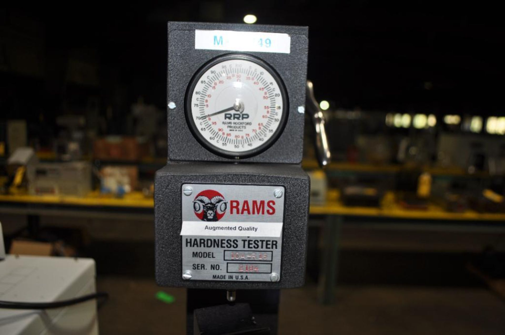 RAMS ROCKFORD PRODUCTS INC., HARDNESS TESTER, MODEL: 10A-R16 - Image 2 of 4