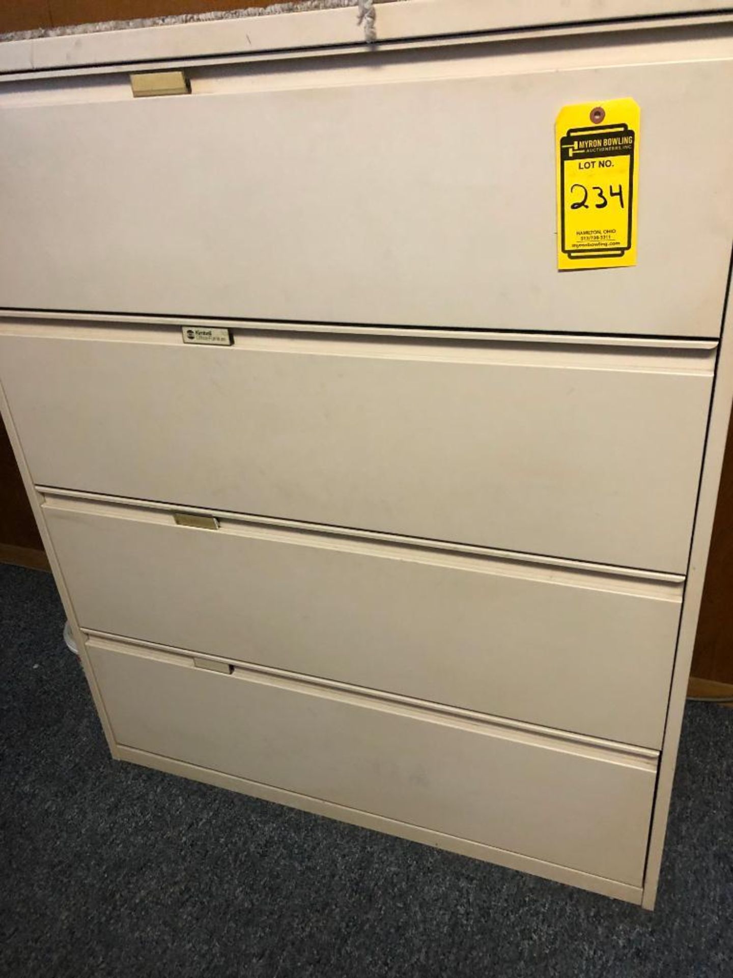 ( 5) 4 DRAWER FILING CABINETS - Image 2 of 4