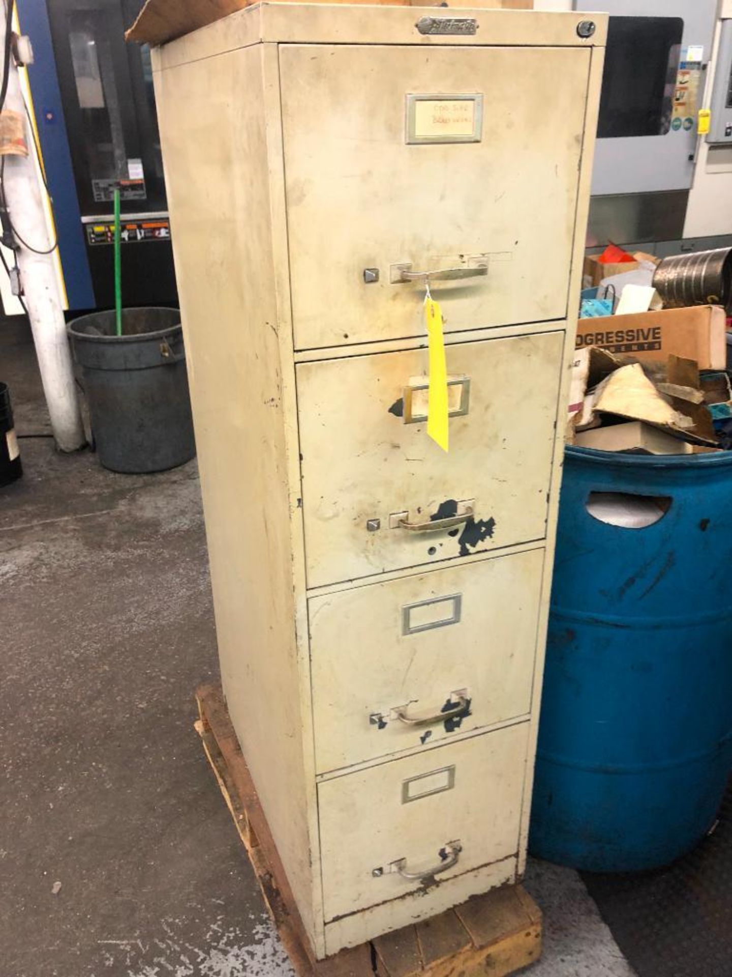 FILE CABINET W/ CONTENT