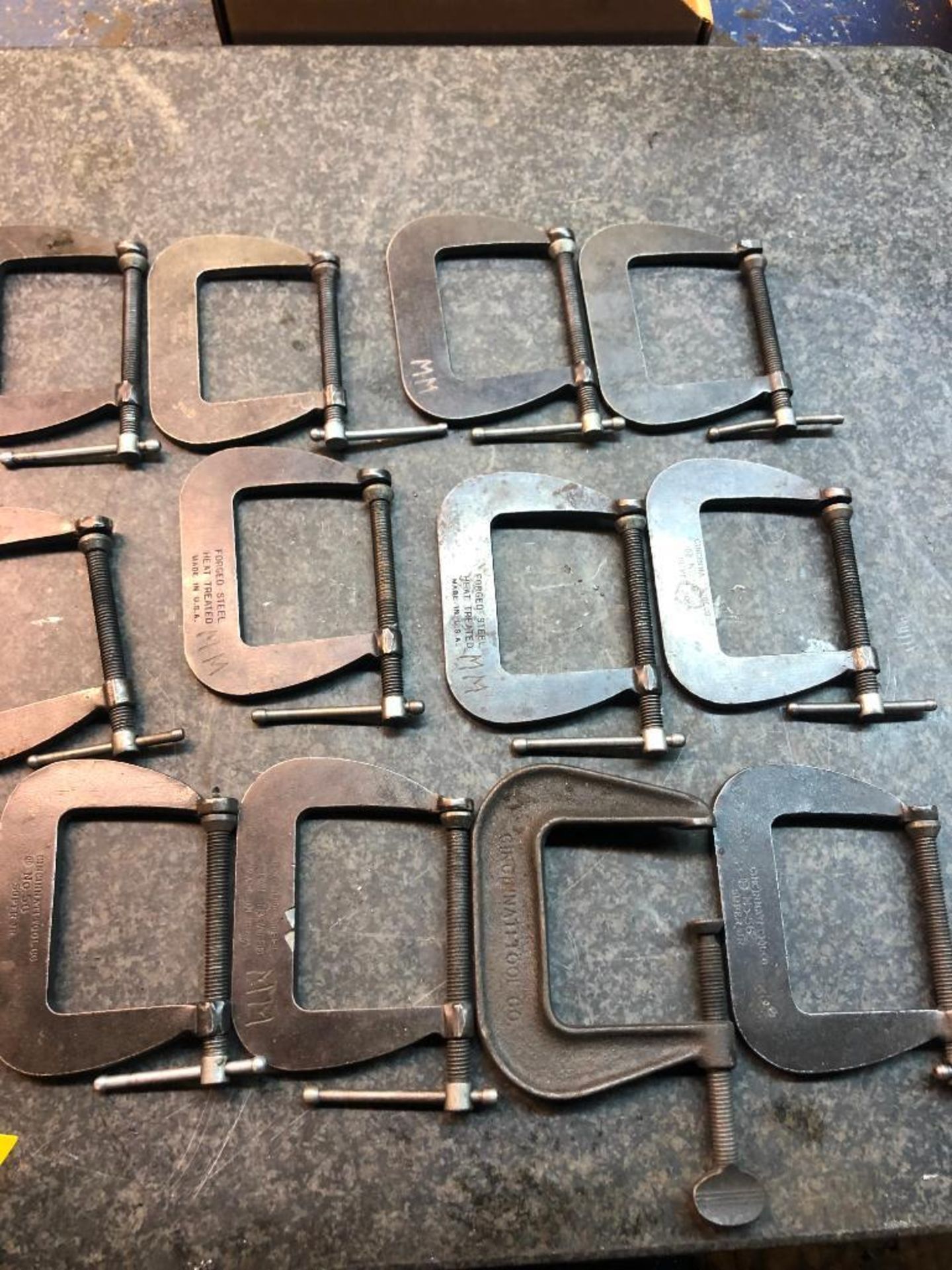 (12) CINCINNATI TOOL NO. 56 3'' C-CLAMPS