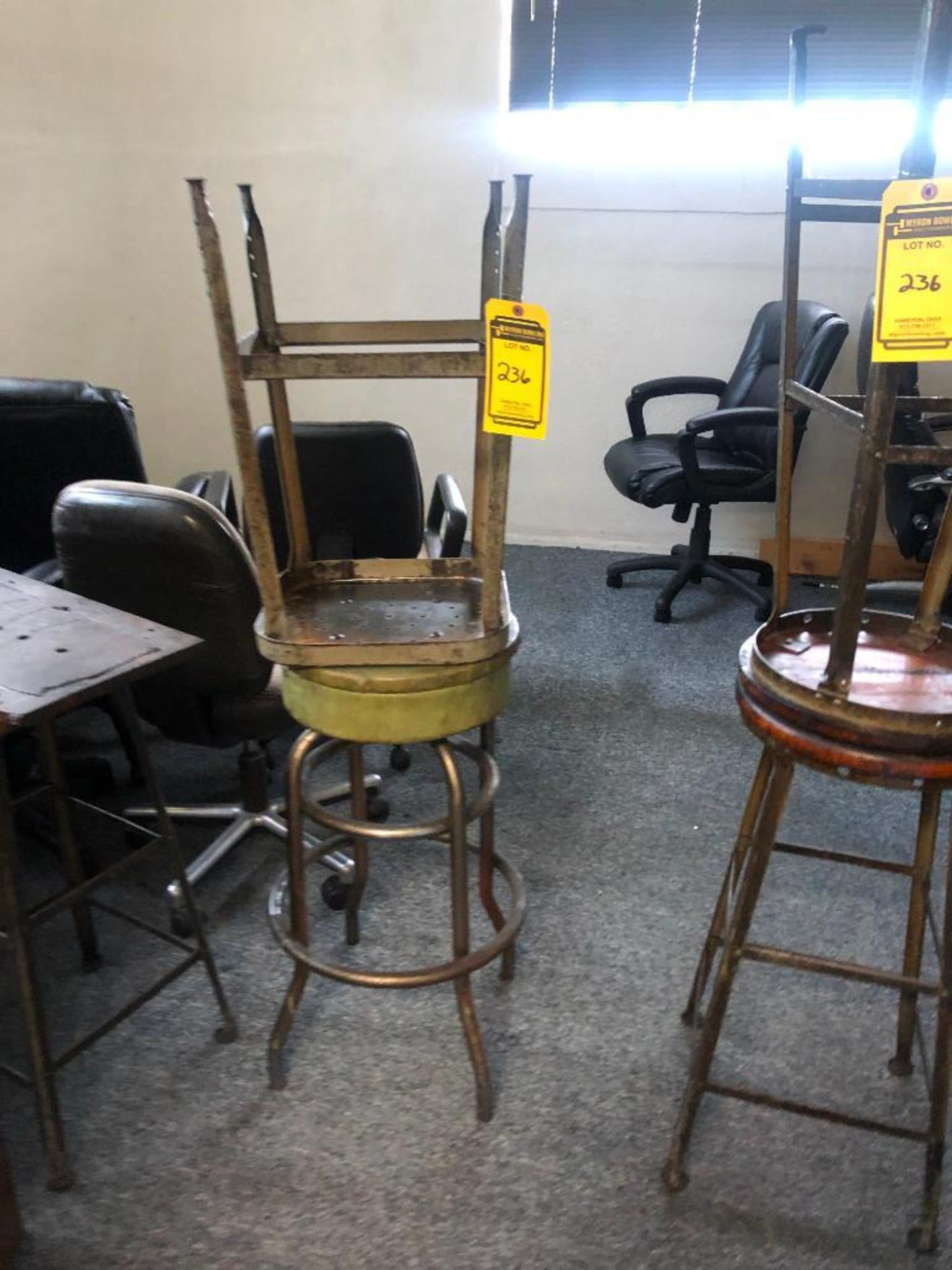 CONTENT OF (3) OFFICES: DESK, CHAIRS AND SHELVES - Image 5 of 12