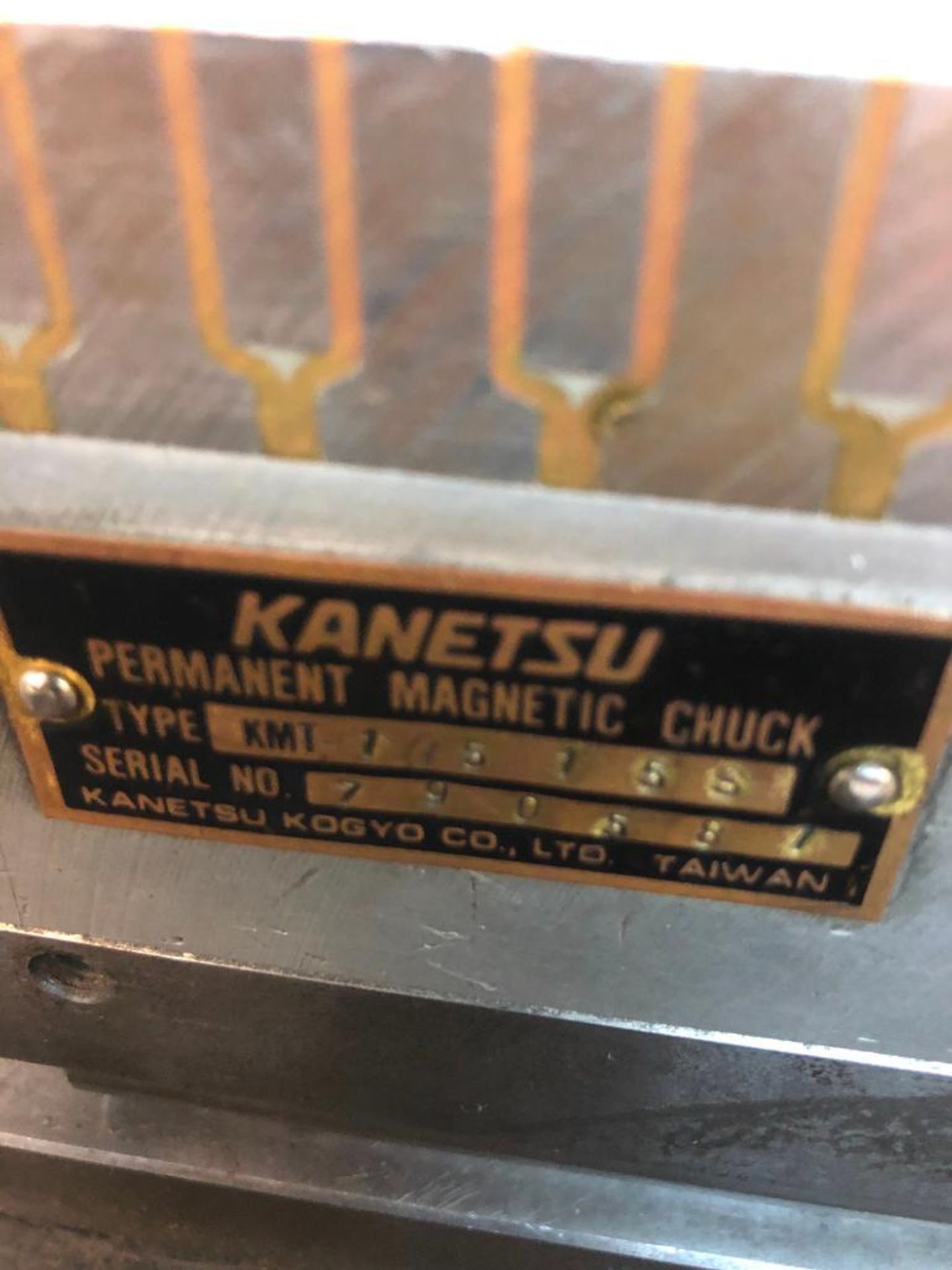 KANETSU PERMANENT MAGNETIC CHUCK - Image 3 of 3