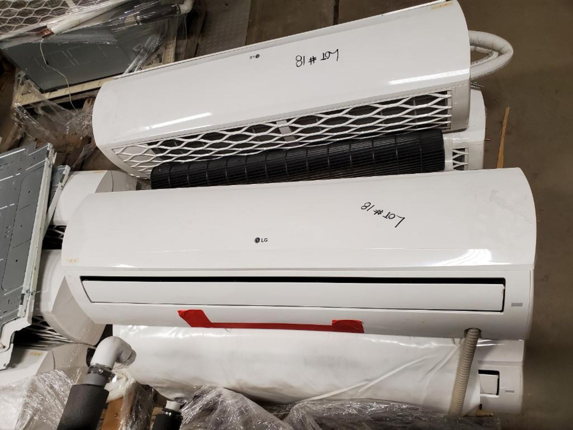 (5) 2018 LG 3-TON MINI-SPLIT HEAT PUMP AIR UNITS, MODEL ARNU363SVA4, 208-230V/60HZ/1PH, 15A/1.02A, R - Image 5 of 6