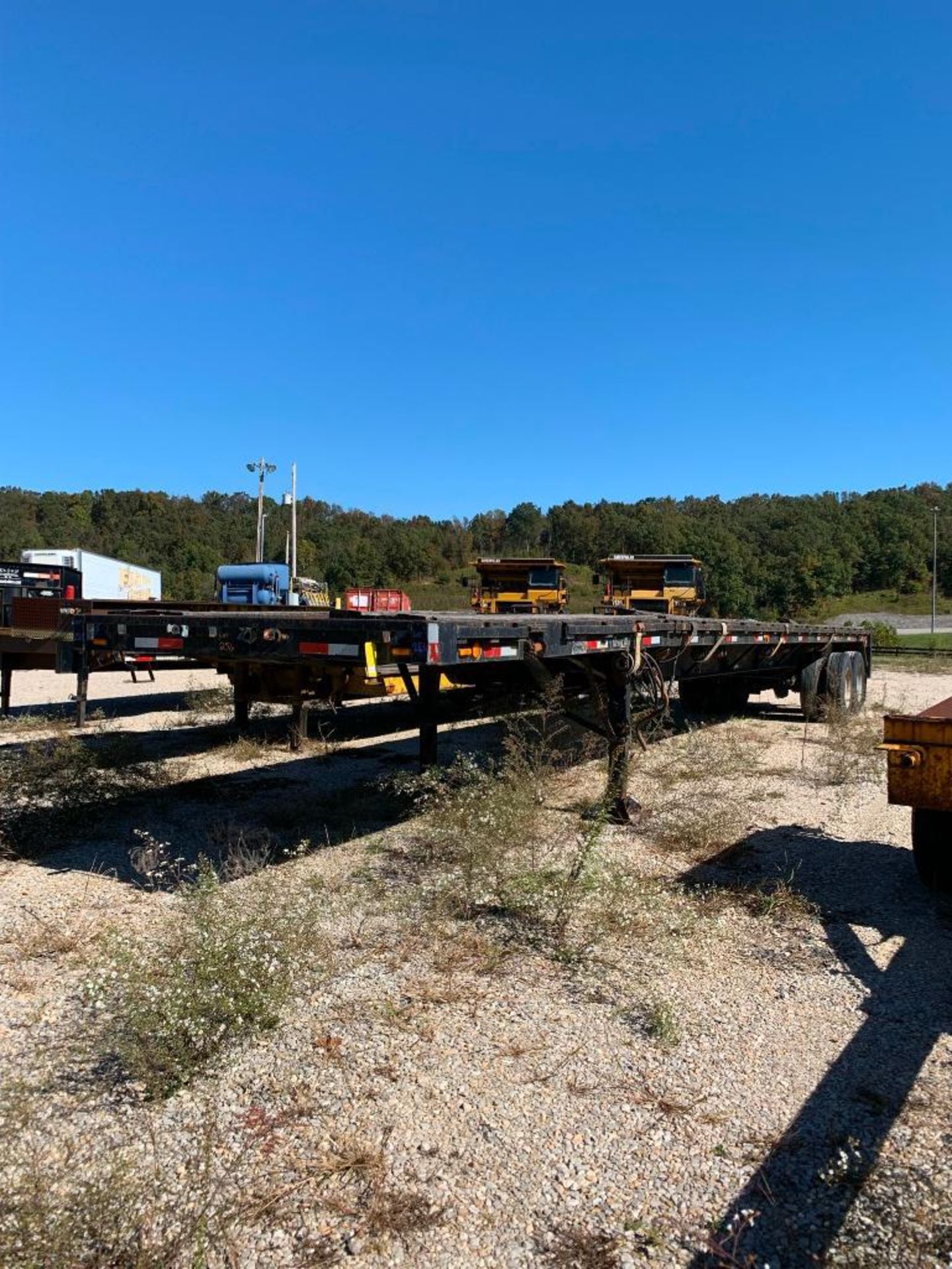 1983 GREAT DANE 45' FLATBED TRAILER, EXTENDABLE, MODEL GPE-45-78, VIN 1GRDP9028DM044402