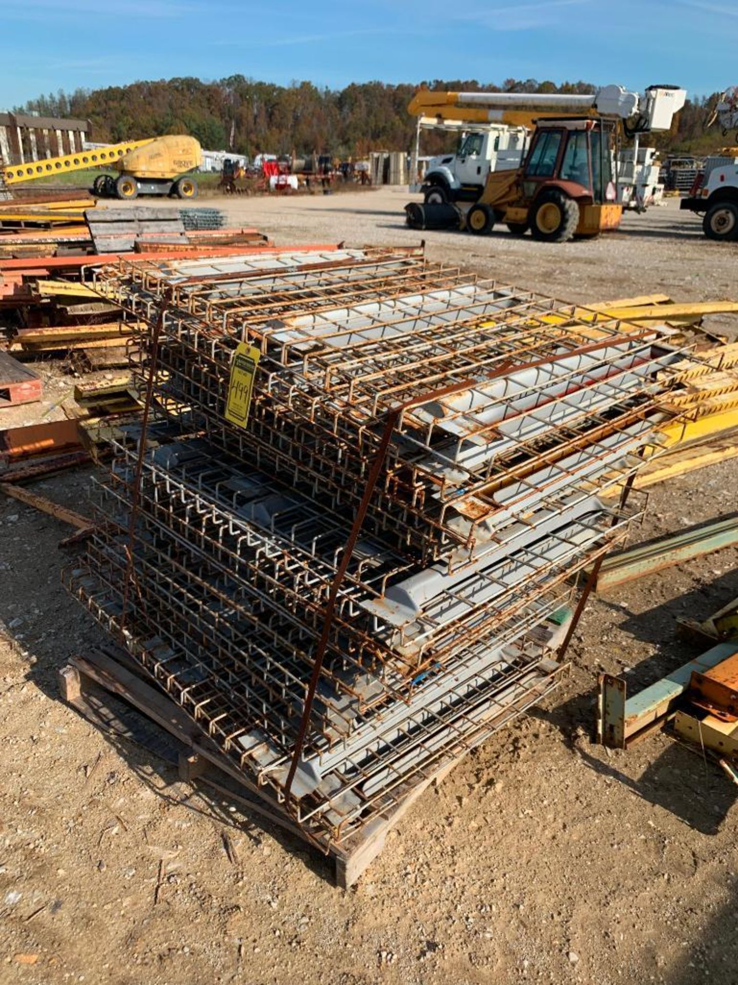 (5) PALLETS W/ WIRE DECKING, MOST 40'' X 34'' - Image 2 of 5