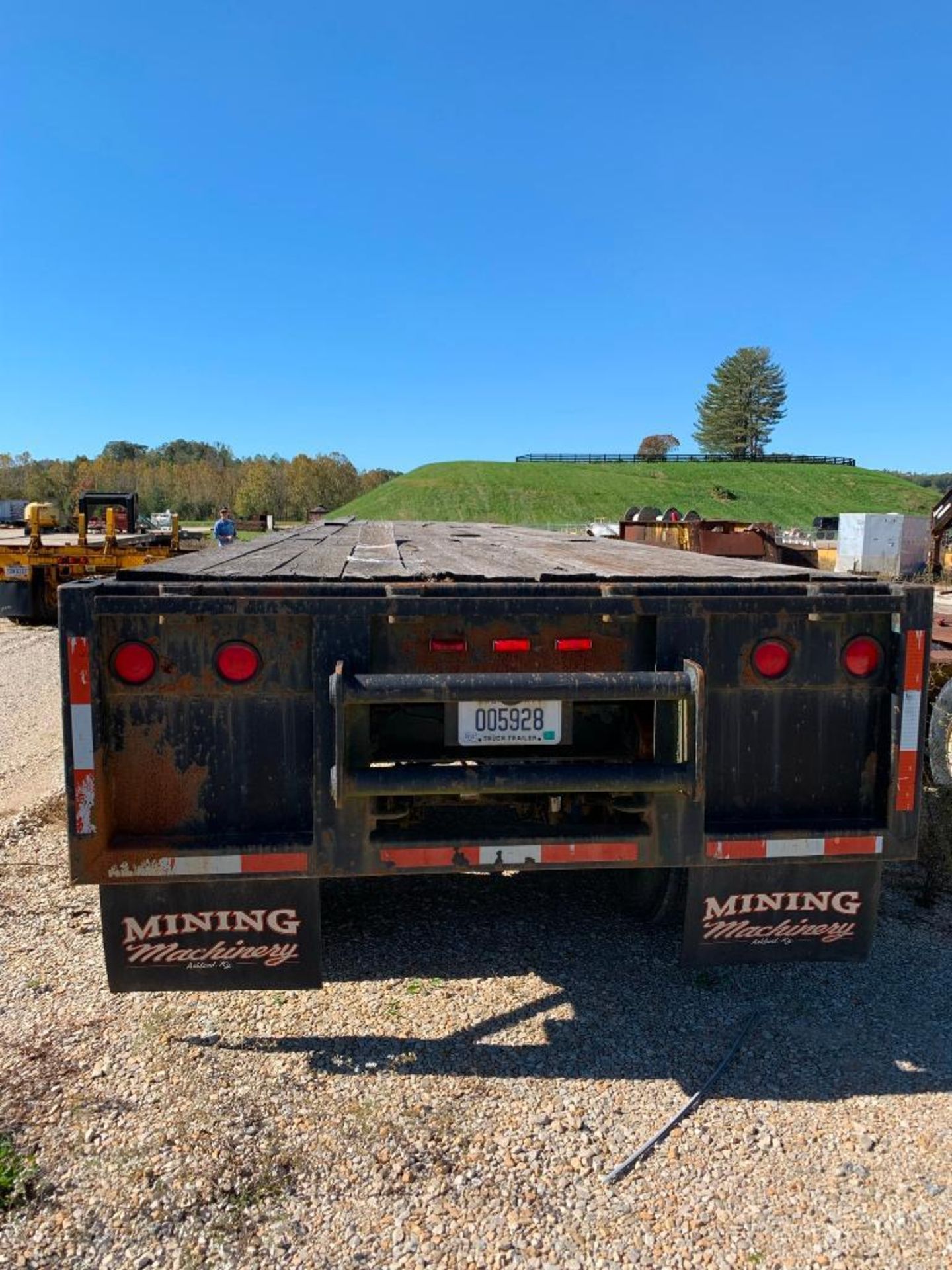 1983 GREAT DANE 45' FLATBED TRAILER, EXTENDABLE, MODEL GPE-45-78, VIN 1GRDP9028DM044402 - Image 4 of 7