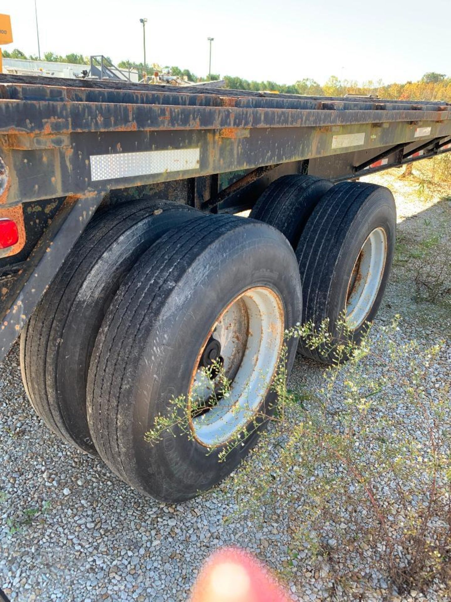 1983 GREAT DANE 45' FLATBED TRAILER, EXTENDABLE, MODEL GPE-45-78, VIN 1GRDP9028DM044402 - Image 6 of 7