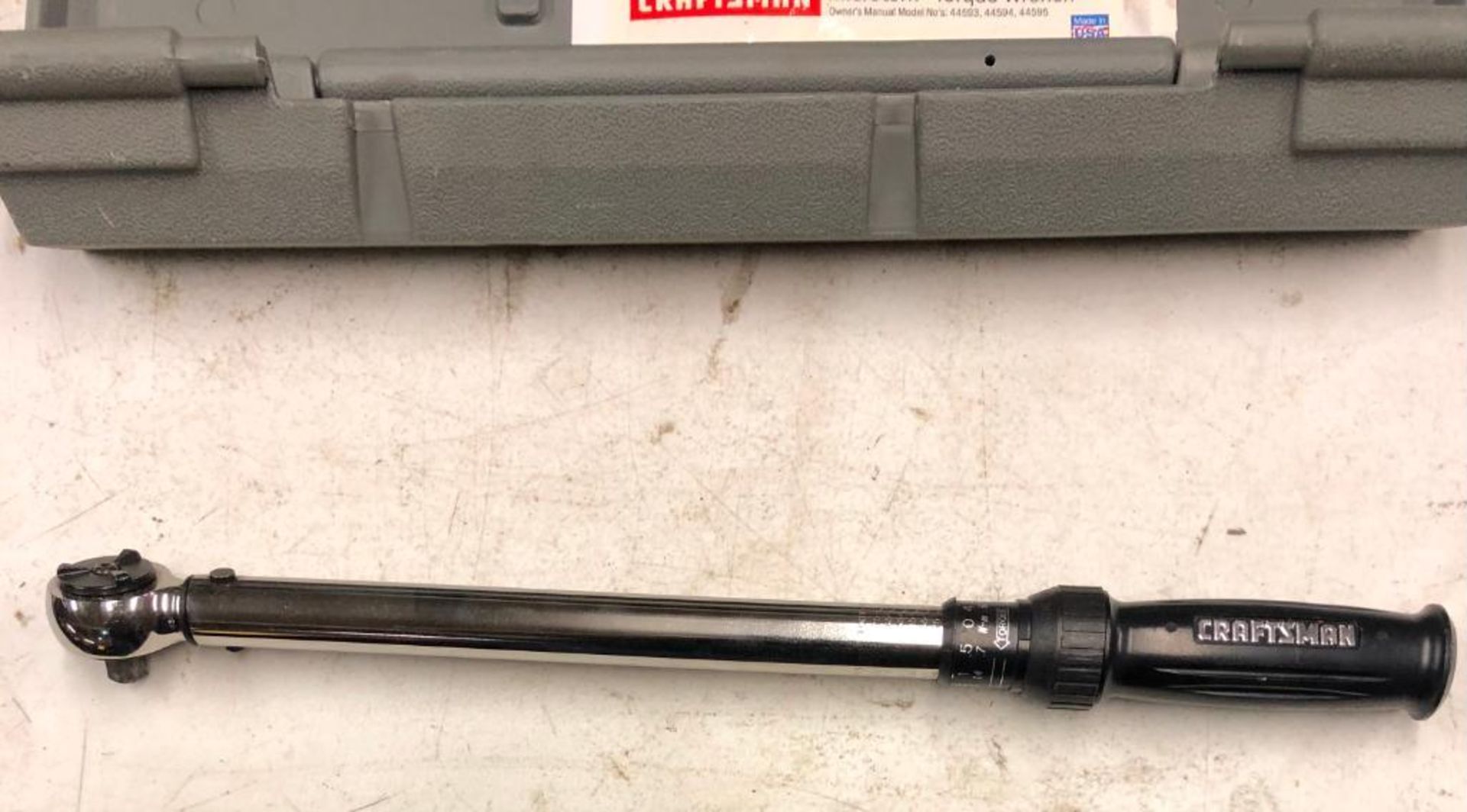 CRAFTSMAN MICROTORK TORQUE WRENCH, S/N 5103453102 - Image 3 of 3