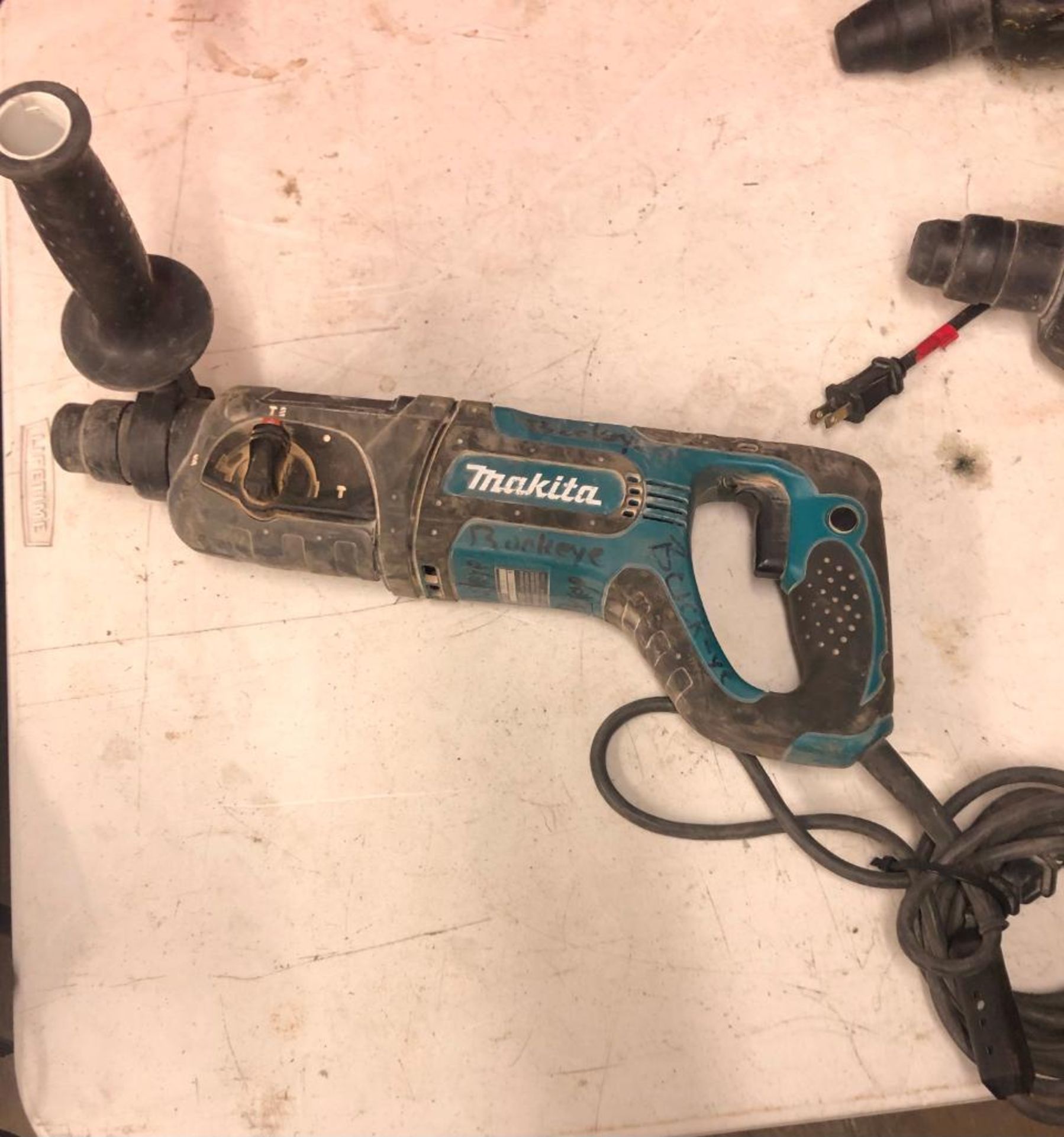 MAKITA ELECTRIC 1/2'' HAMMER DRILL, MODEL HR247, S/N 0054443