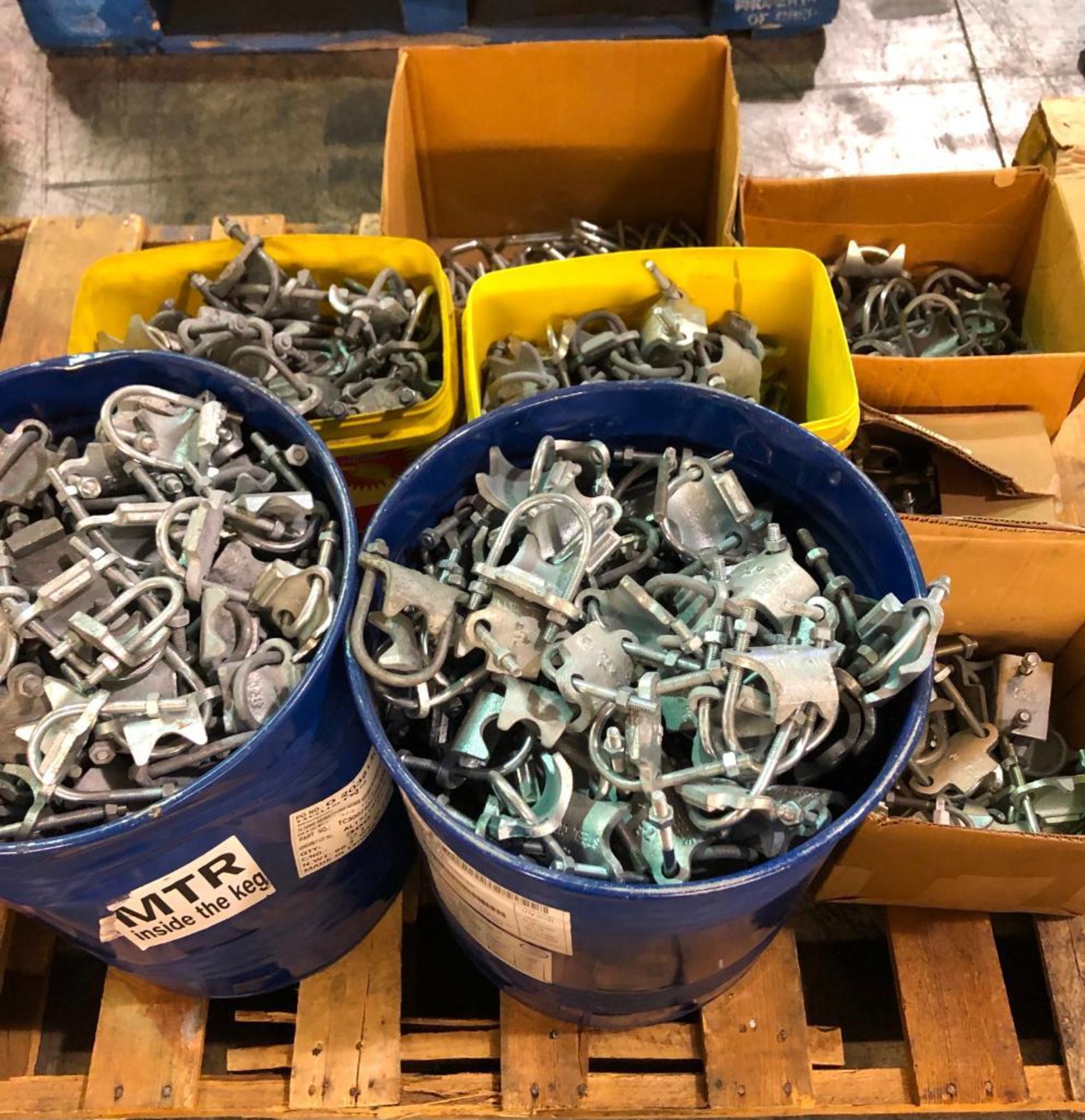 SKID OF ASSORTED SIZE CONDUIT CLAMPS - Image 2 of 2