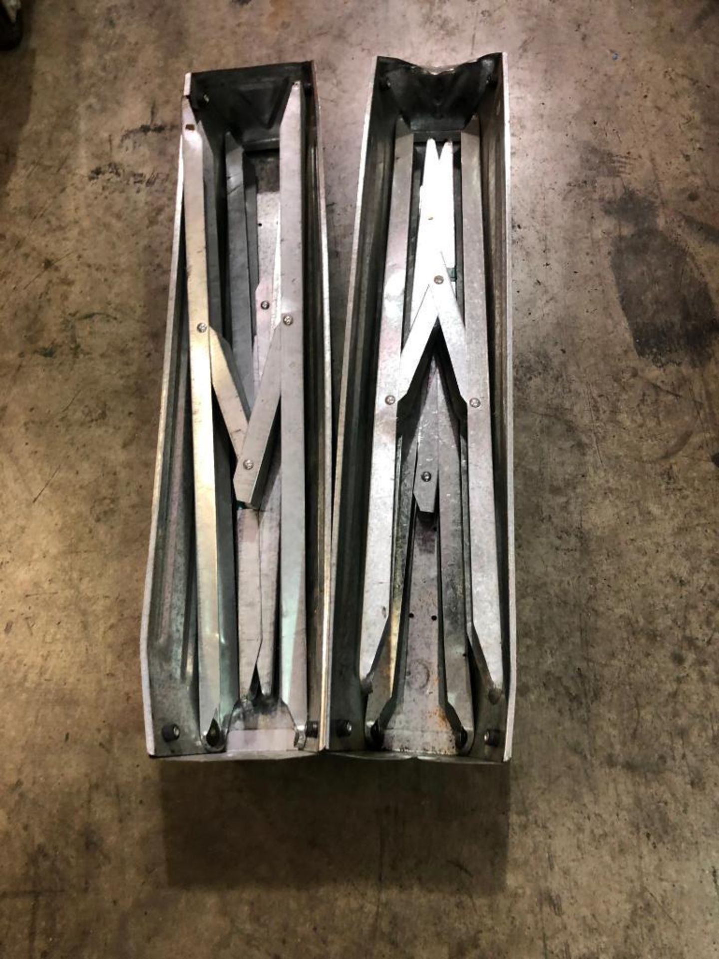 PAIR OF ALUMINUM SAWHORSES