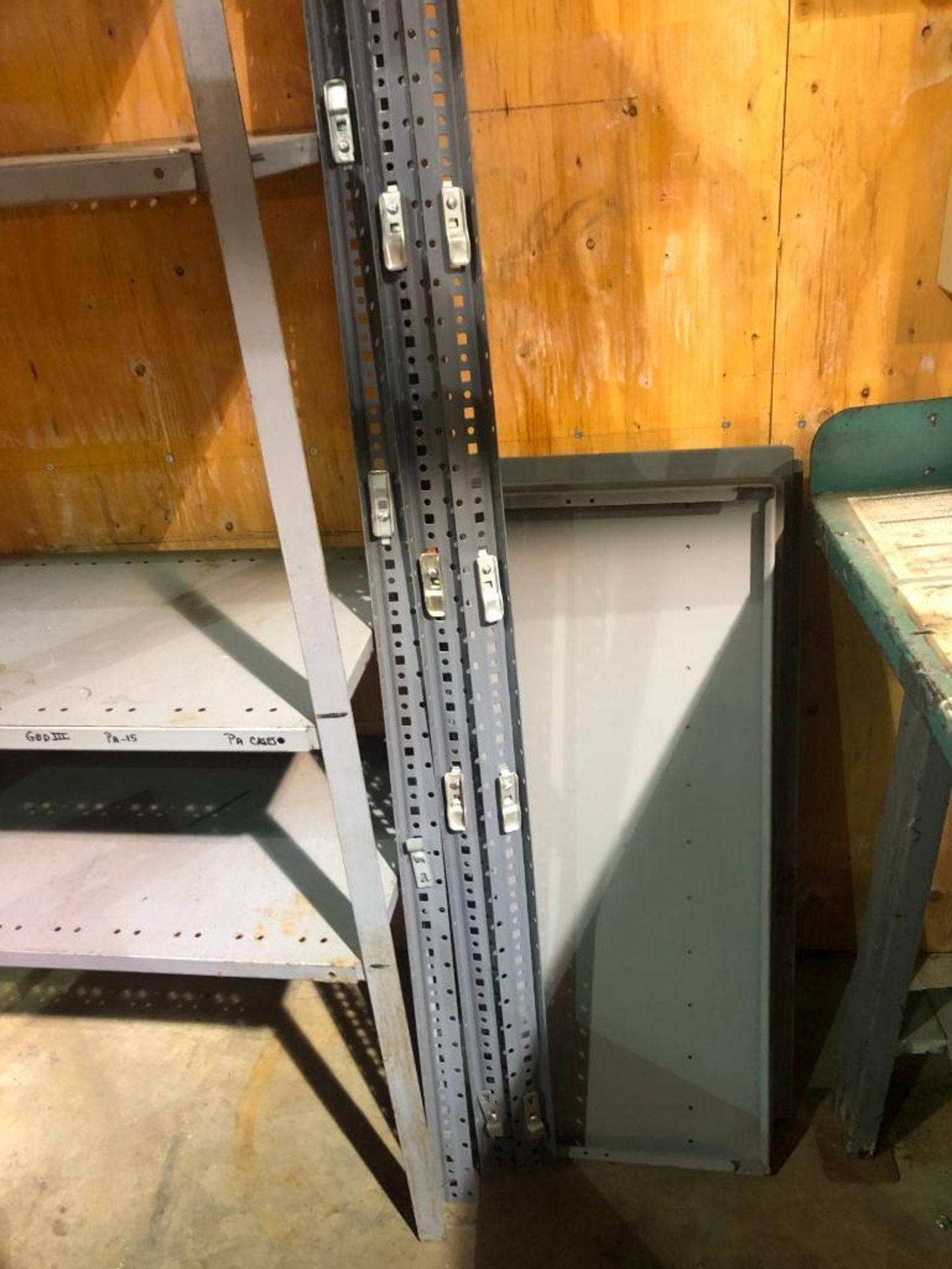 (7) SECTIONS OF METAL SHELVES - Image 2 of 5