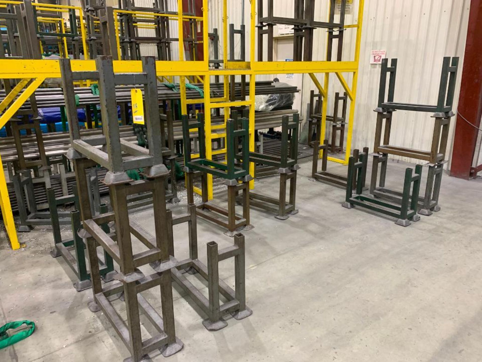 (118) APPROX. MATERIAL RACKS