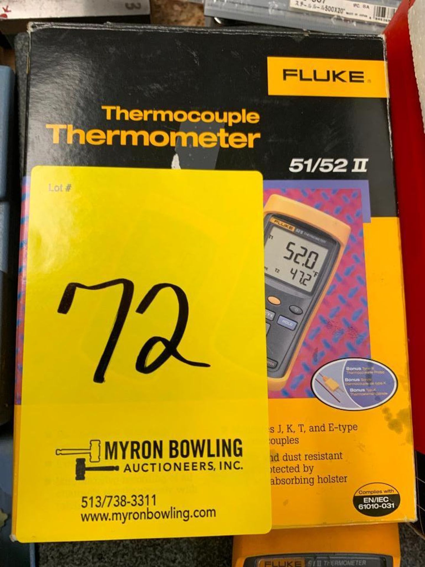 FLUKE 51 II DIGITAL THERMOMETER, EXTECH EXSTIK 2 PH/CONDUCTIVITY/TDS METER, MITUTOYO DIGIMATIC MINI - Image 4 of 5