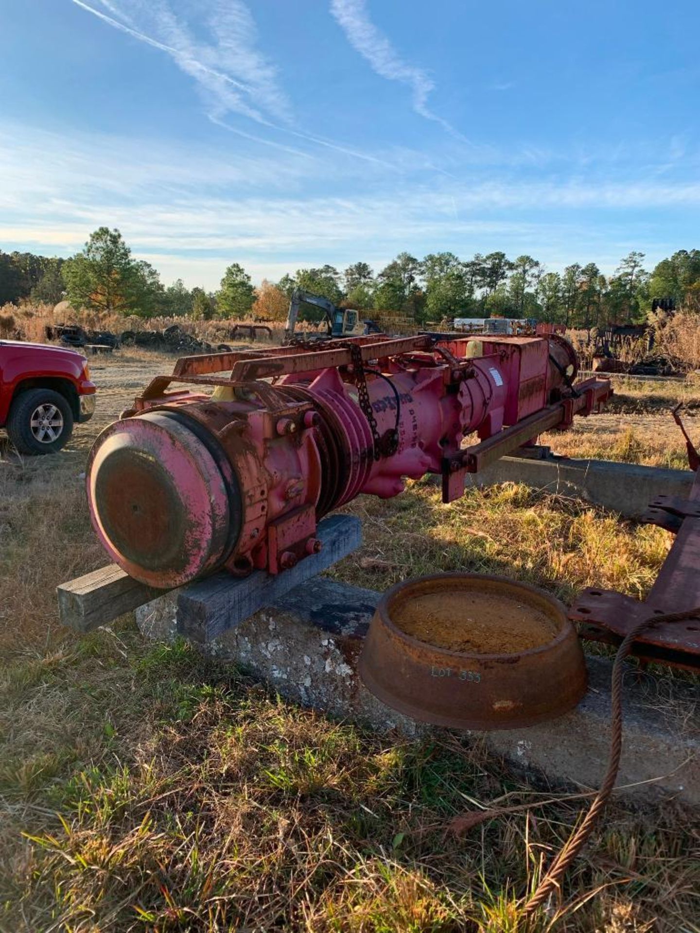 1989 DELMAG PILE DRIVING HAMMER, HYD. OR MANUAL DRIVEN, S/N D4623604 - Image 3 of 5