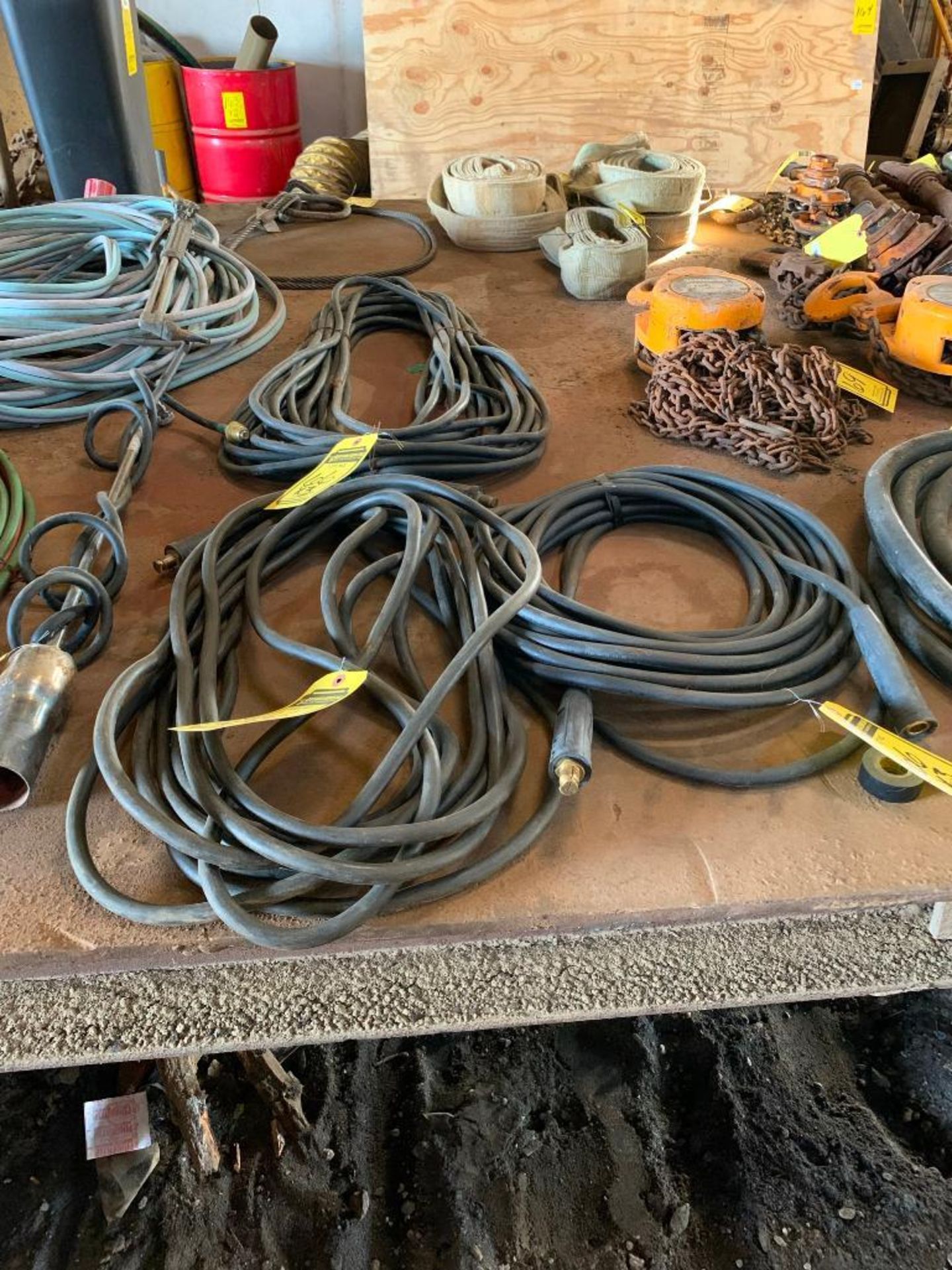 (3) WELDING LEADS