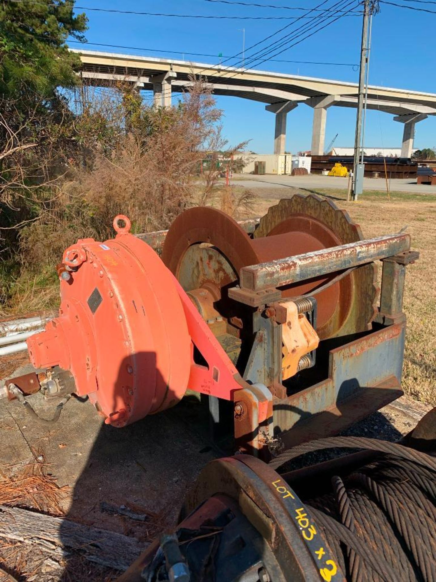 CABLE WINCH, W/ HAGGLUNDS DRIVE TORQUE 200 NM/BAR, 45 RPM