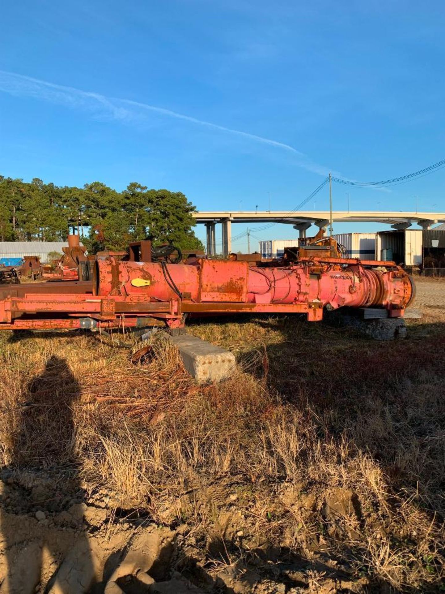 1989 DELMAG PILE DRIVING HAMMER, HYD. OR MANUAL DRIVEN, S/N D4623604