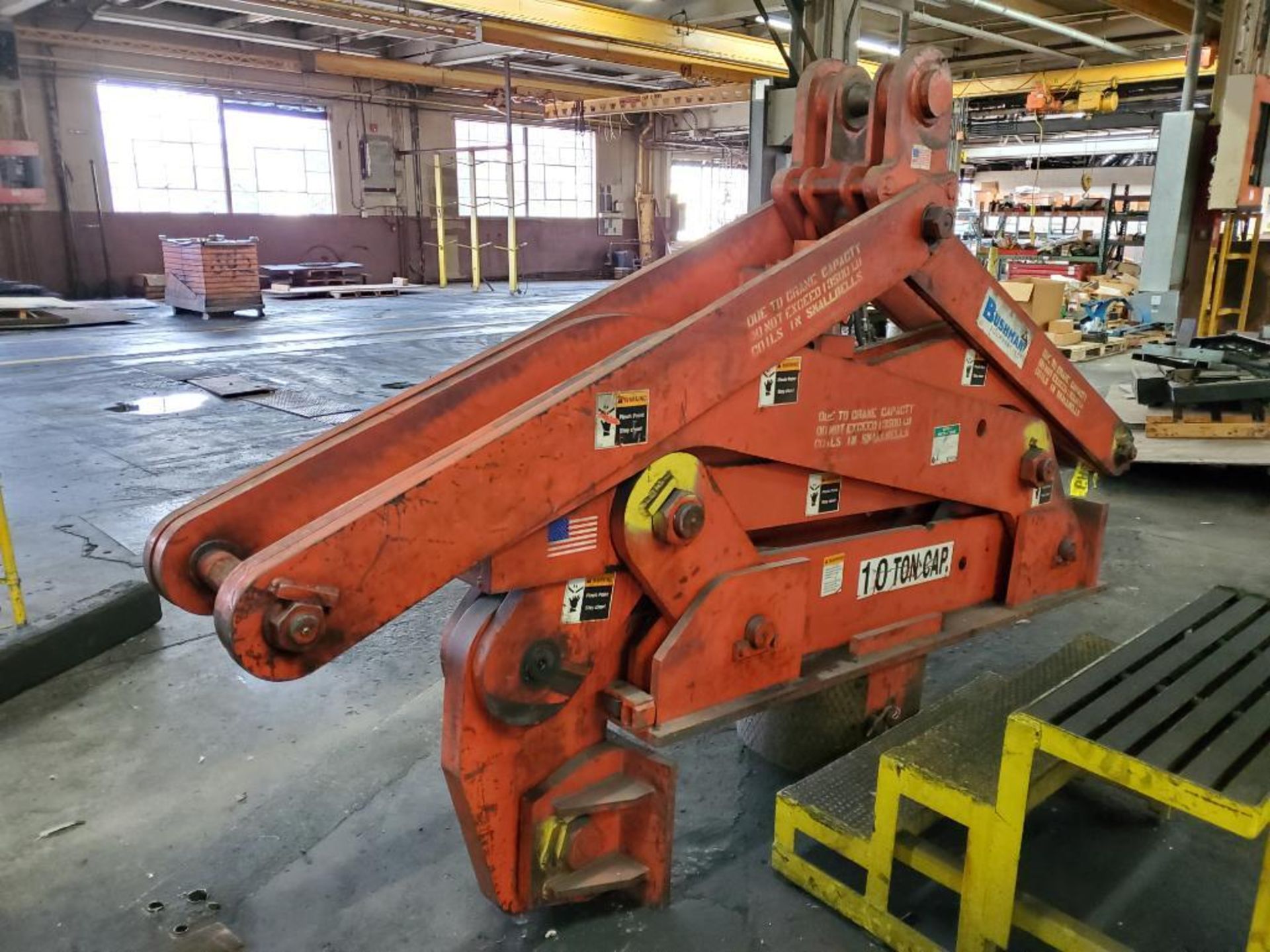 RUSHMAN 10-TON MAN SAVER SCISSOR TYPE COIL LIFT - Image 4 of 5