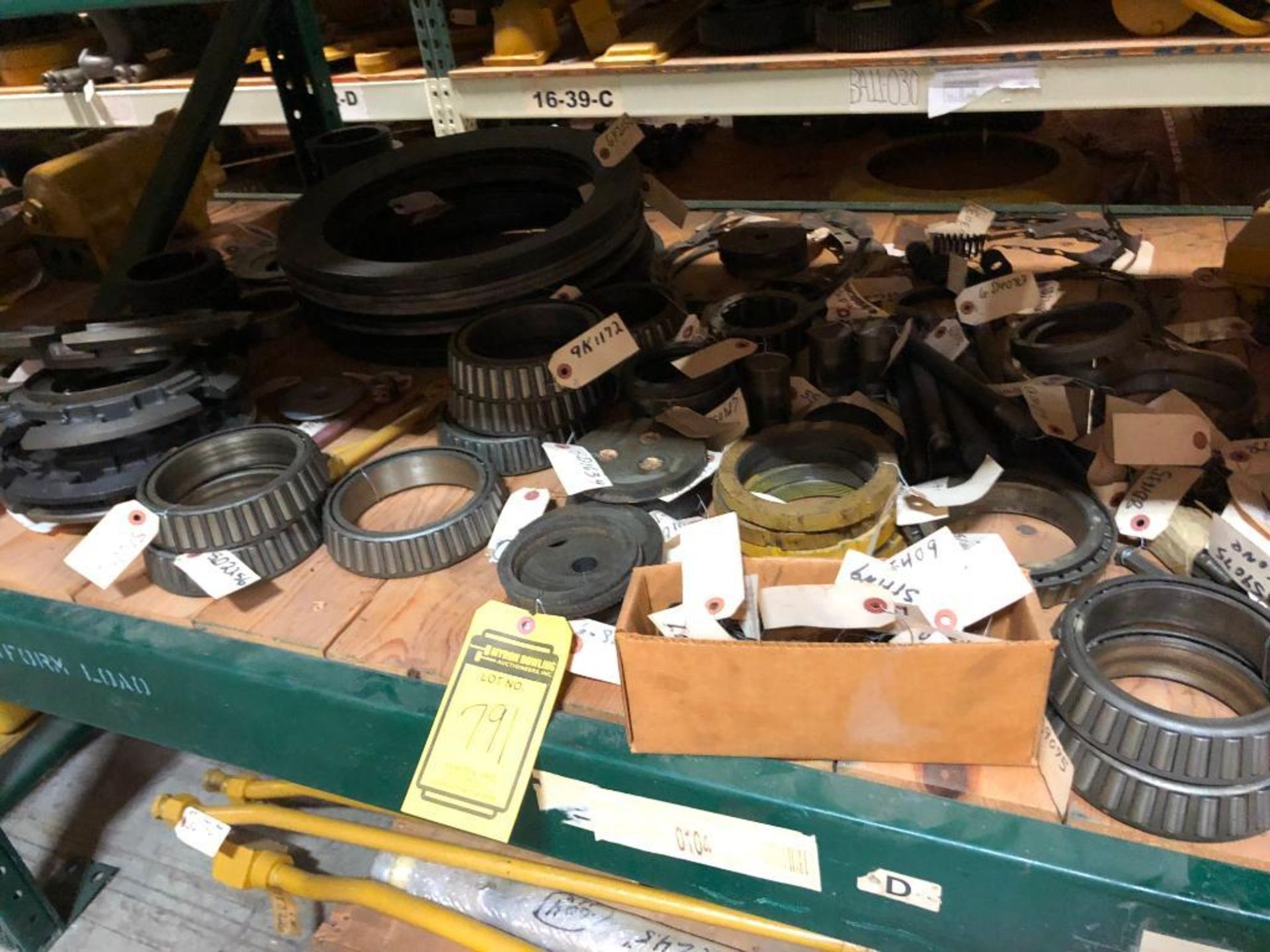 SHELF OF USED CATERPILLAR PARTS - Image 2 of 2