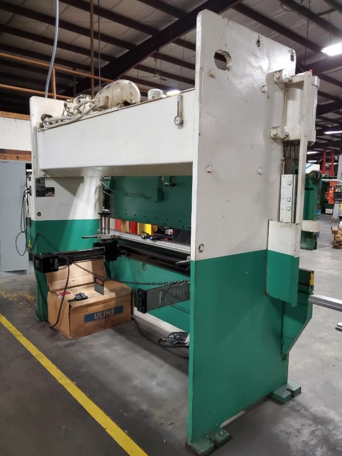 NIAGARA 100-TON CNC PRESS BRAKE, MODEL HBM-100-8-10, 7'' STROKE, 7'' SHUT HEIGHT, 14'' OPEN HEIGHT, - Image 13 of 13