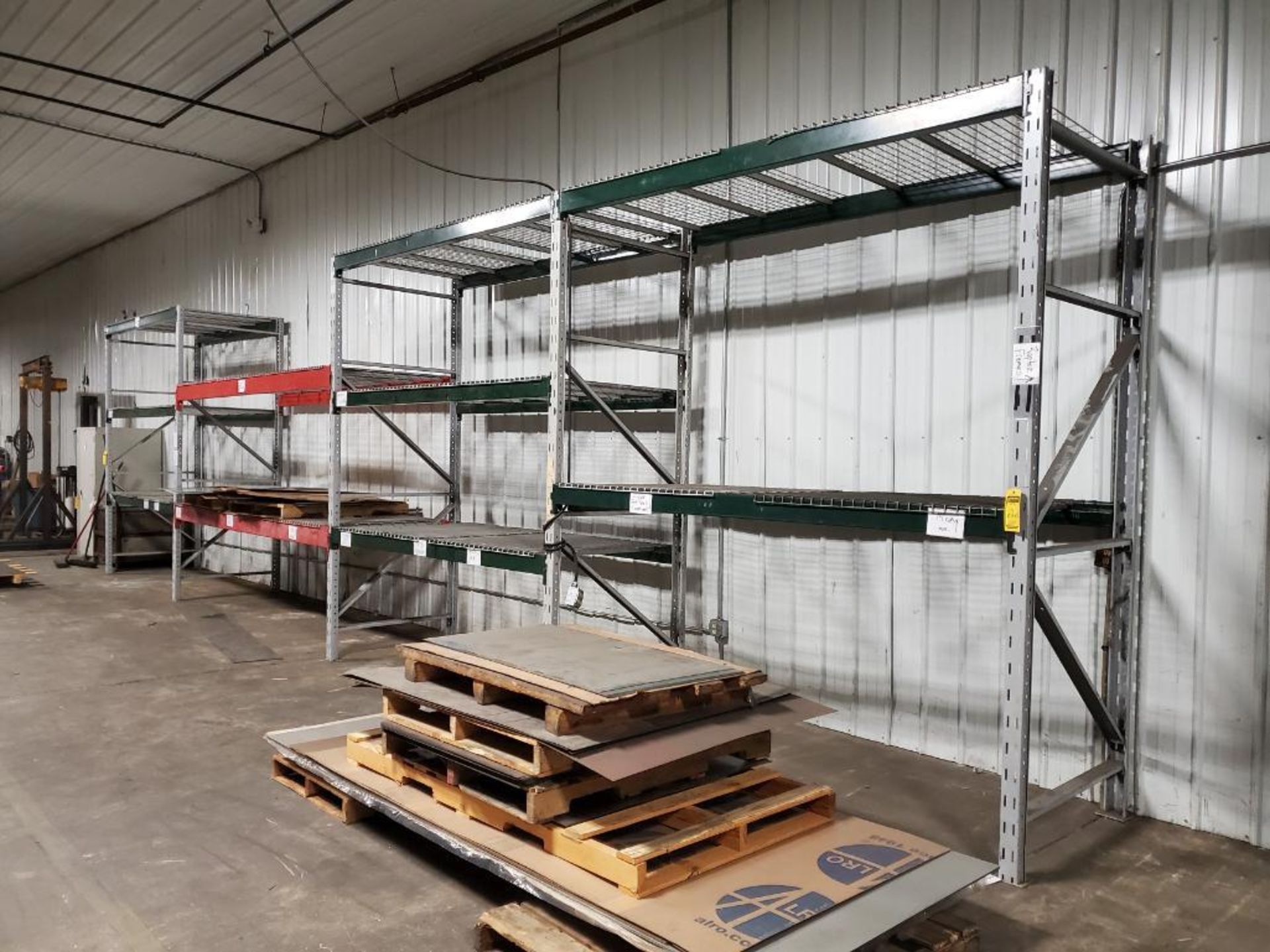 (13X) BAYS OF ASSORTED PALLET RACKING: TEAR DROP & SLOT TYPES, AVERAGE 12' X 36'' UPRIGHTS, 8' BEAMS - Image 8 of 11