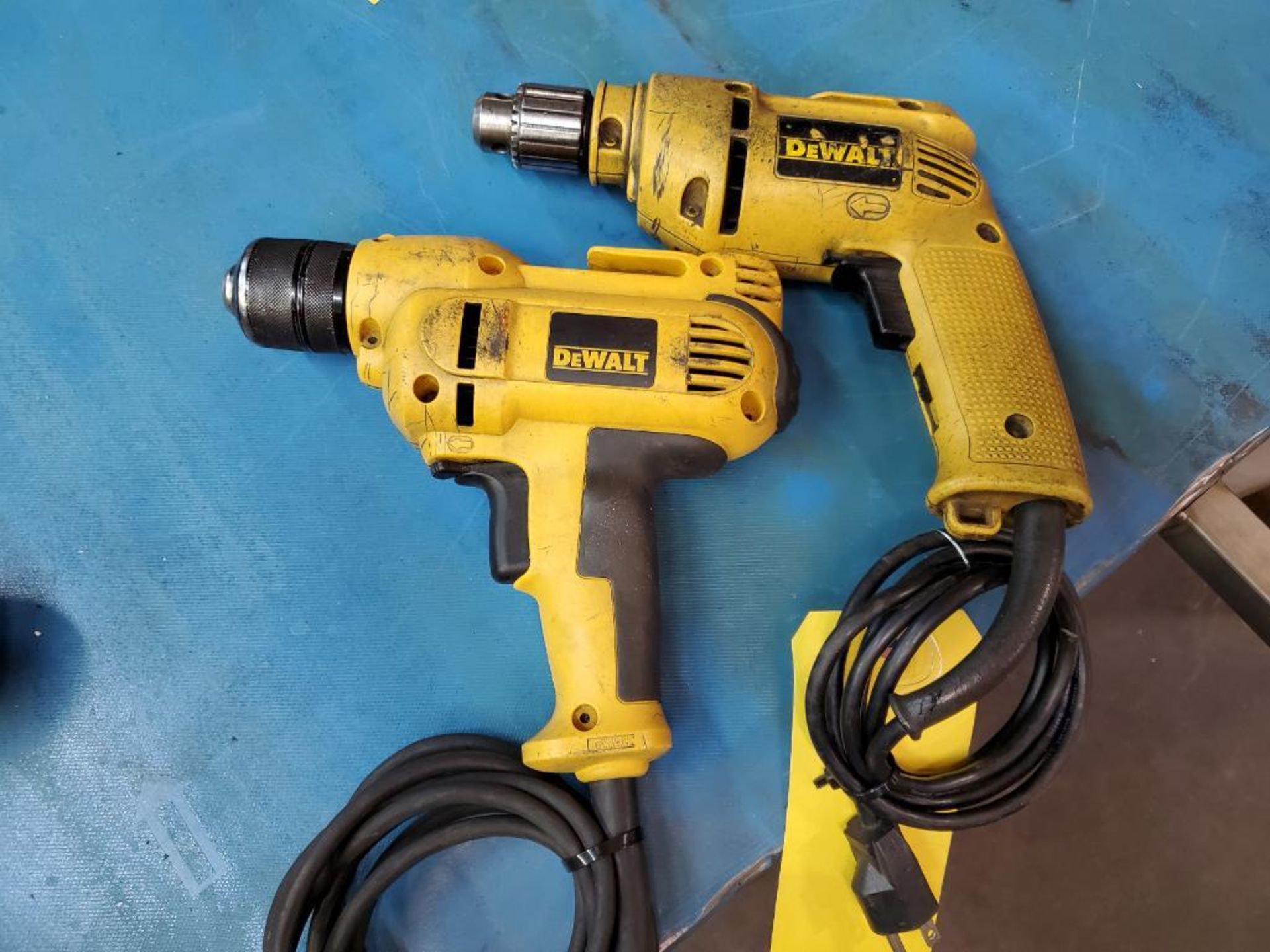 (2) DEWALT ELECTRIC VSR DRILLS