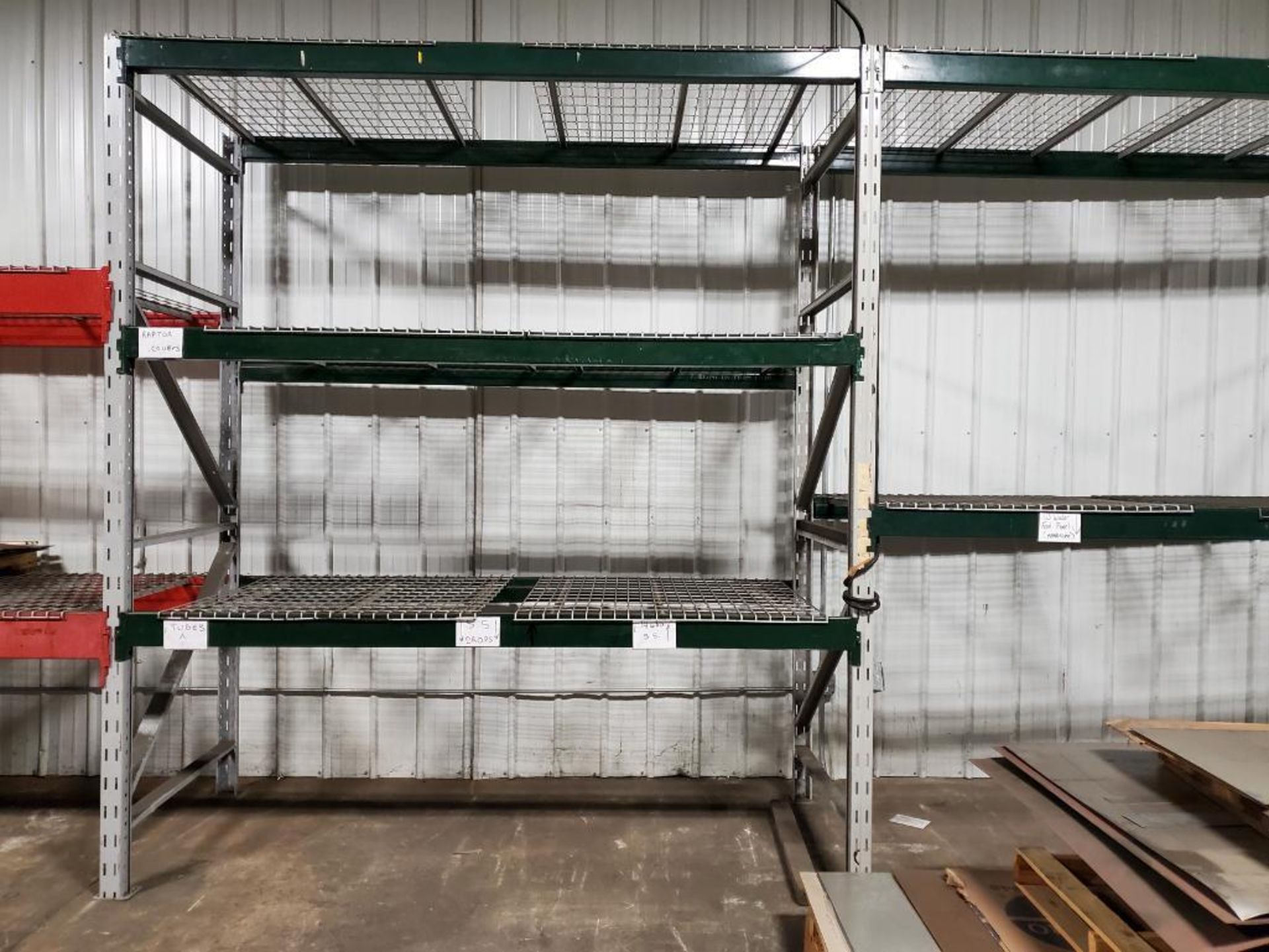 (13X) BAYS OF ASSORTED PALLET RACKING: TEAR DROP & SLOT TYPES, AVERAGE 12' X 36'' UPRIGHTS, 8' BEAMS - Image 10 of 11