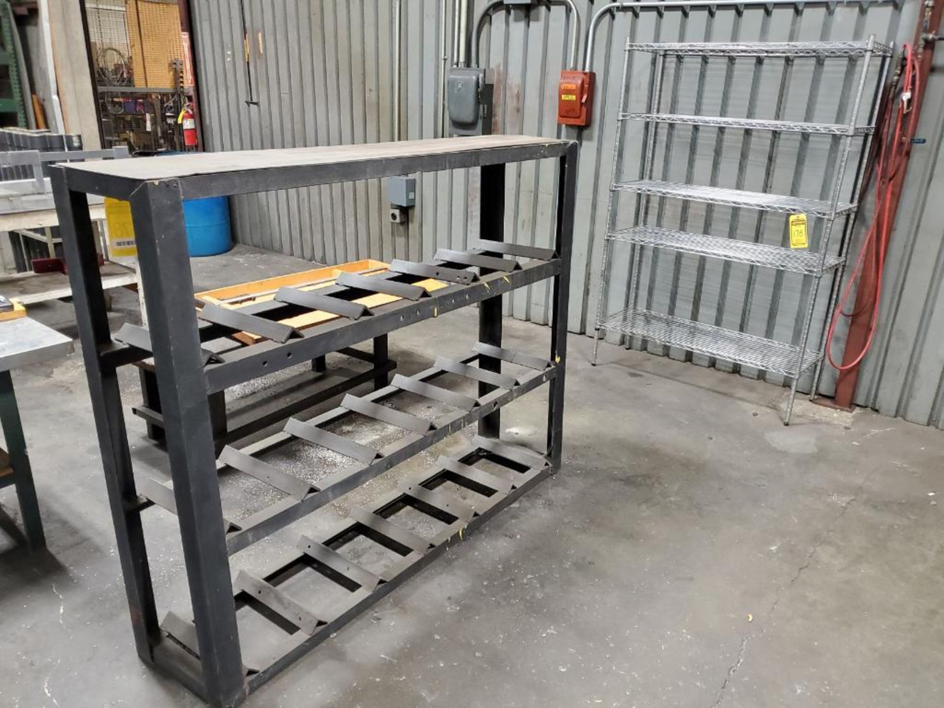 STEEL RACK W/ CONTENTS INCLUDING: PRECISION MACHINING JIGS & FIXTURES, ANGLE BLOCK, & MORE - Image 2 of 14