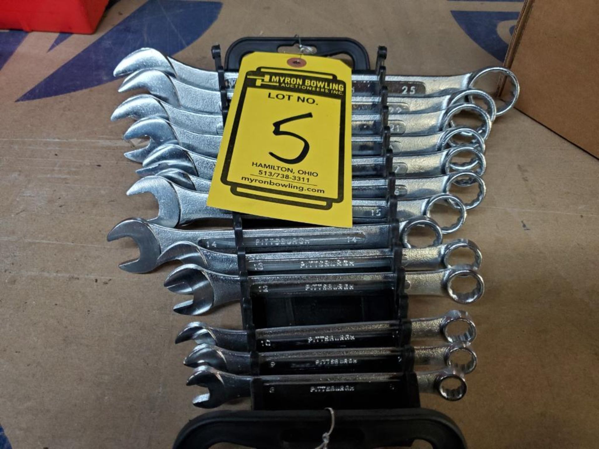 (2) PITTSBURGH 14-PC COMBINATION WRENCH SETS - STANDARD & METRIC - Image 2 of 3