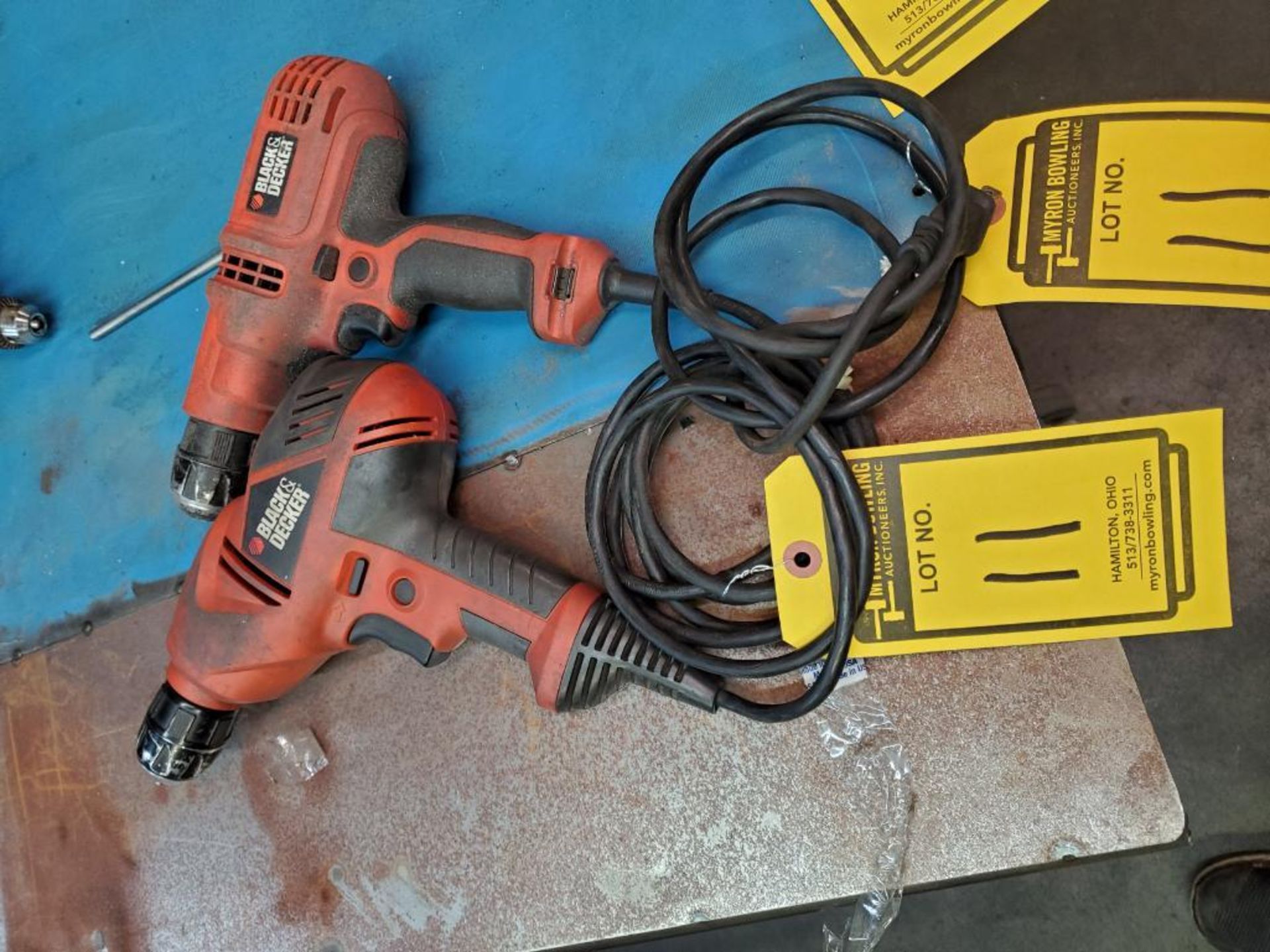 (2) BLACK & DECKER ELECTRIC DRILLS