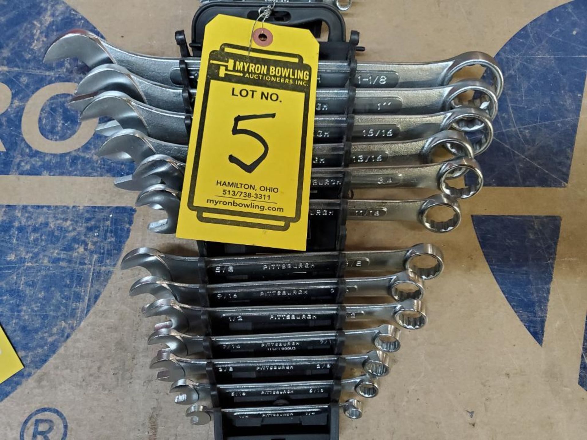 (2) PITTSBURGH 14-PC COMBINATION WRENCH SETS - STANDARD & METRIC - Image 3 of 3